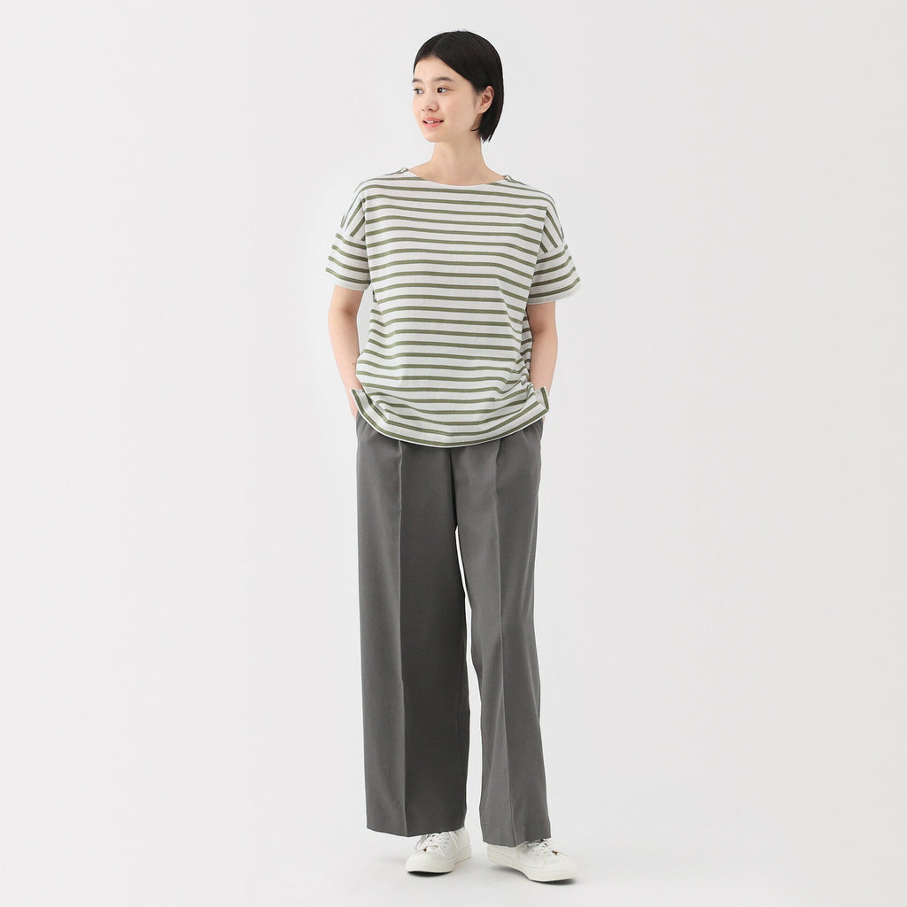 Women's Boat Neck Short Sleeve T-Shirt
