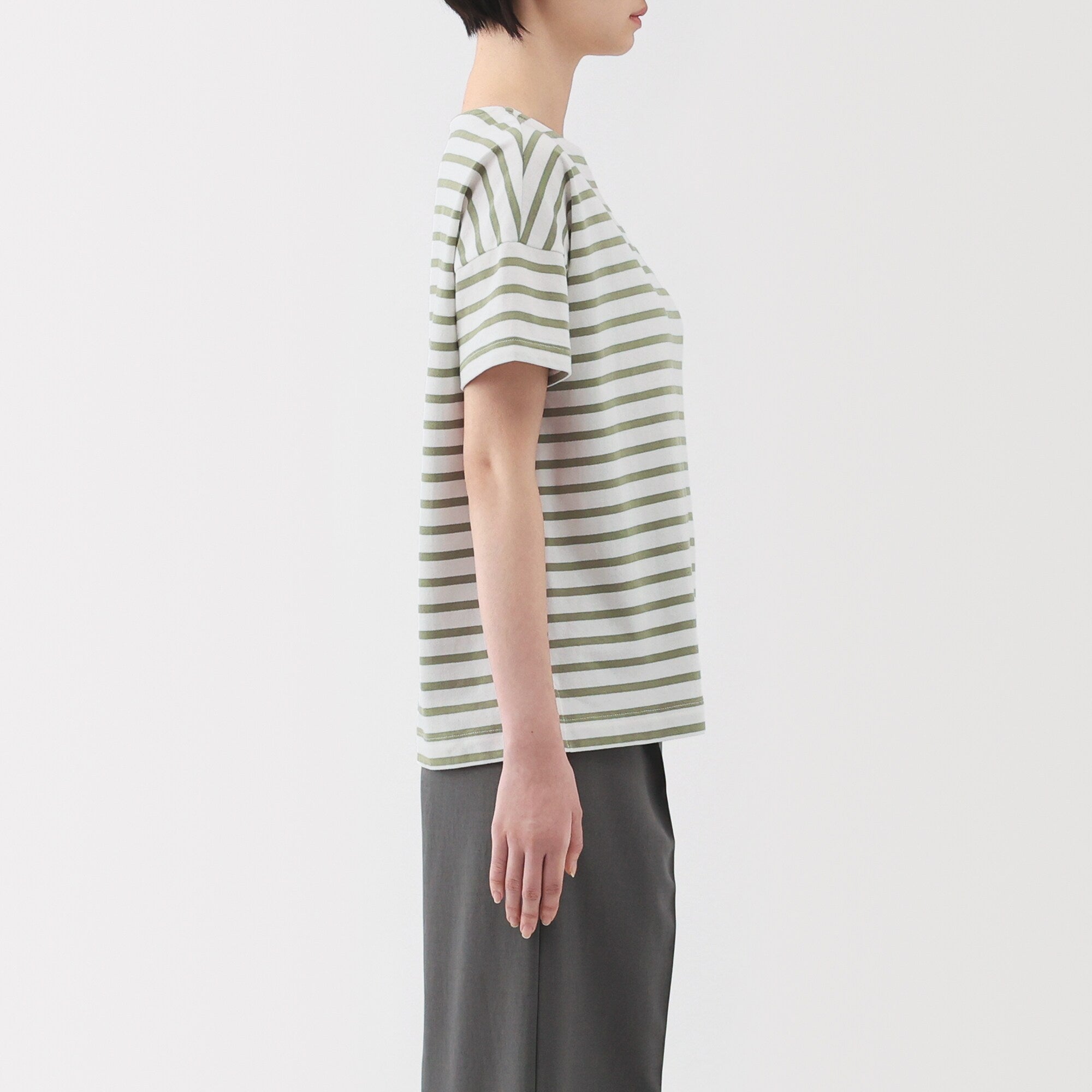 Women's Boat Neck Short Sleeve T-Shirt