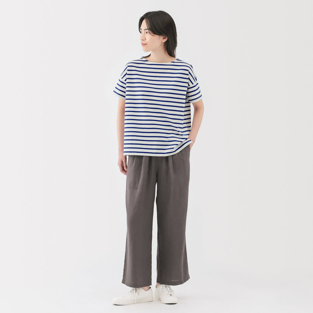 Women's Boat Neck Short Sleeve T-Shirt