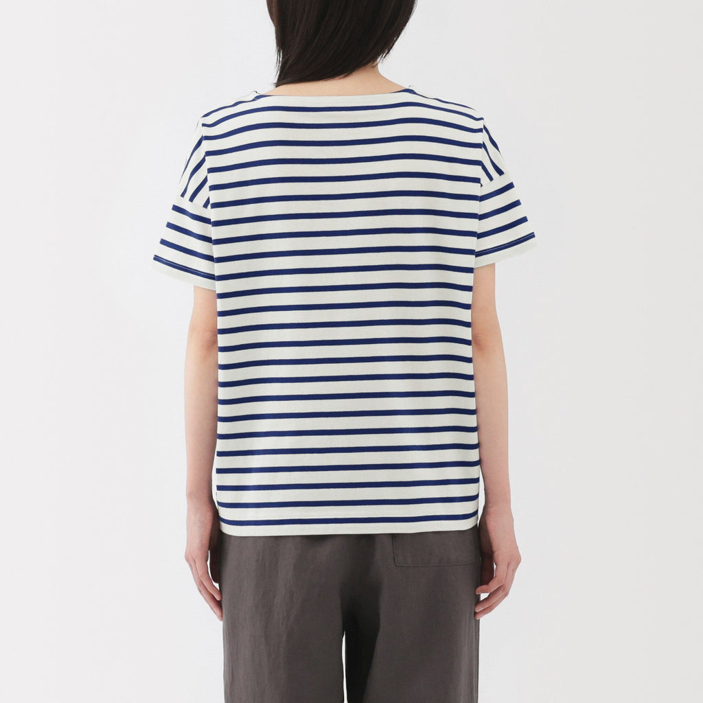 Women's Boat Neck Short Sleeve T-Shirt