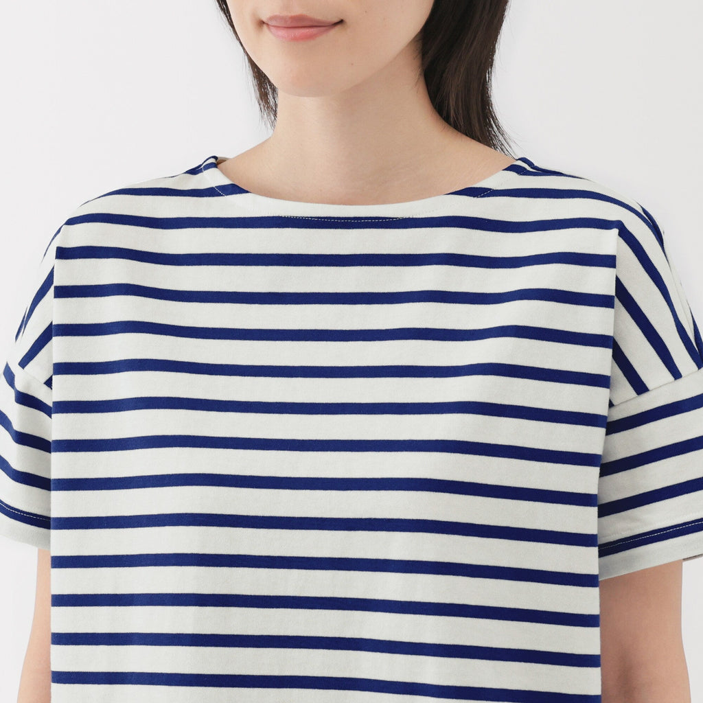 Women's Boat Neck Short Sleeve T-Shirt