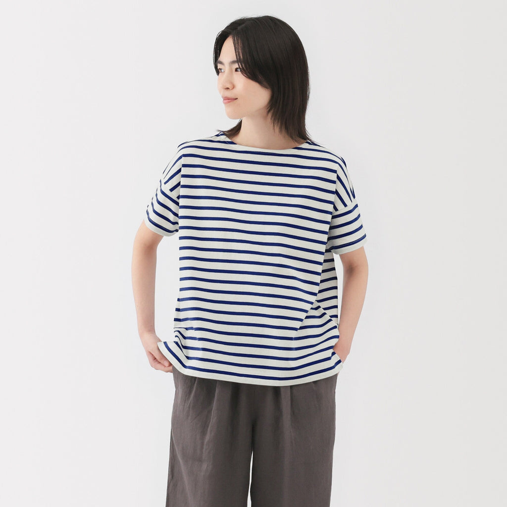 Women's Boat Neck Short Sleeve T-Shirt