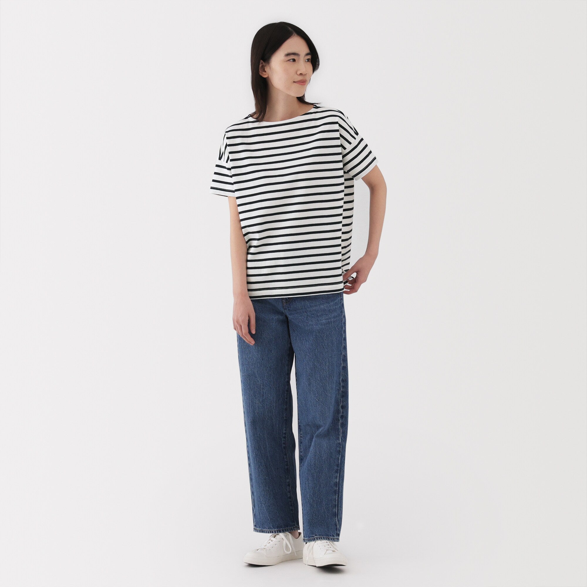 Women's Boat Neck Short Sleeve T-Shirt