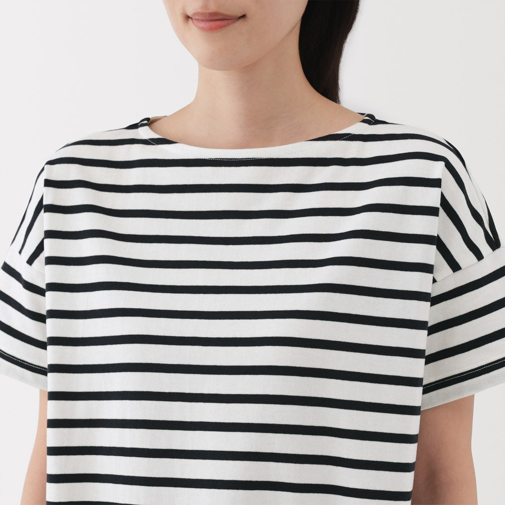 Women's Boat Neck Short Sleeve T-Shirt