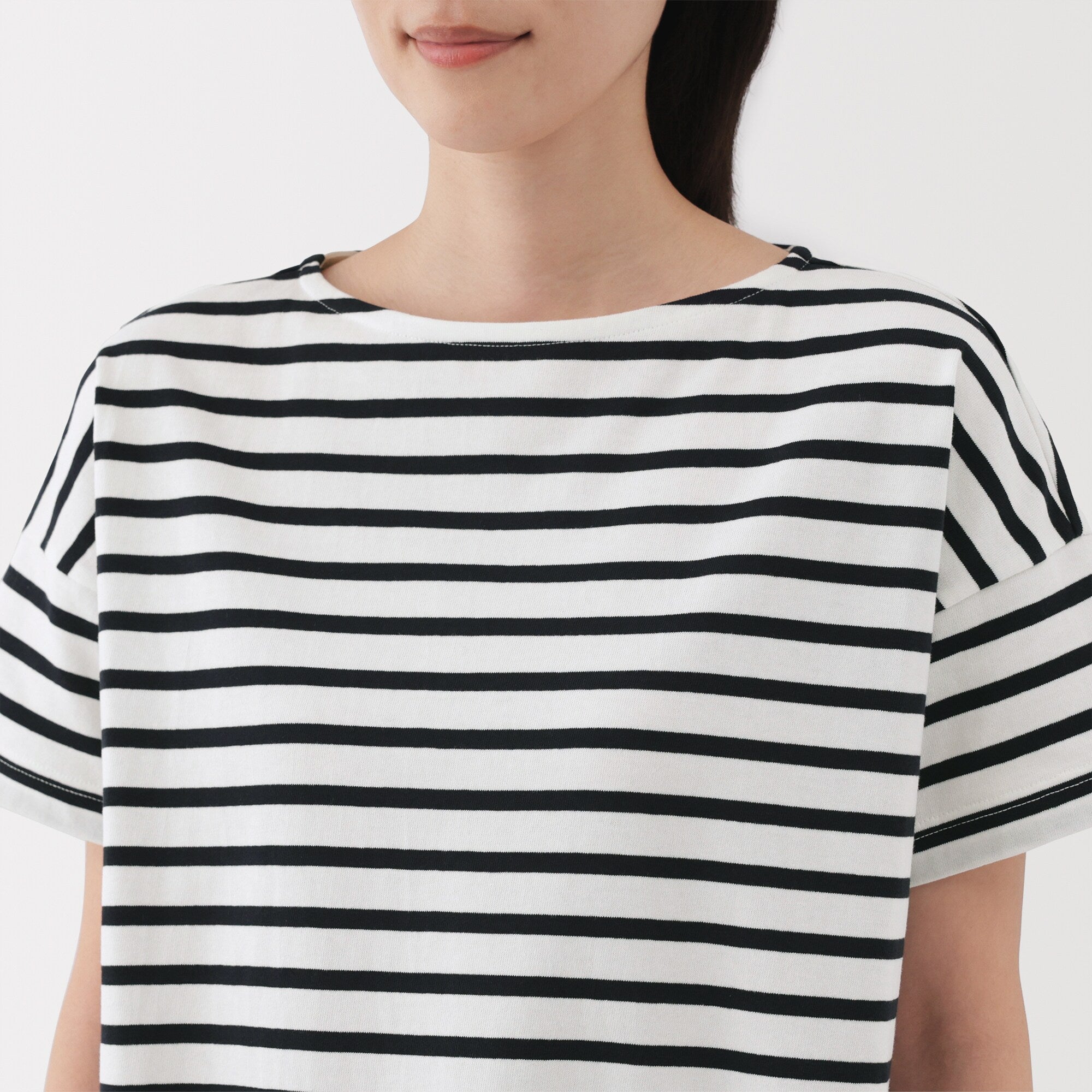 Women's Boat Neck Short Sleeve T-Shirt