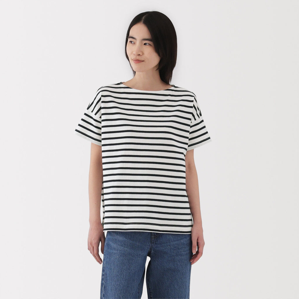 Women's Boat Neck Short Sleeve T-Shirt
