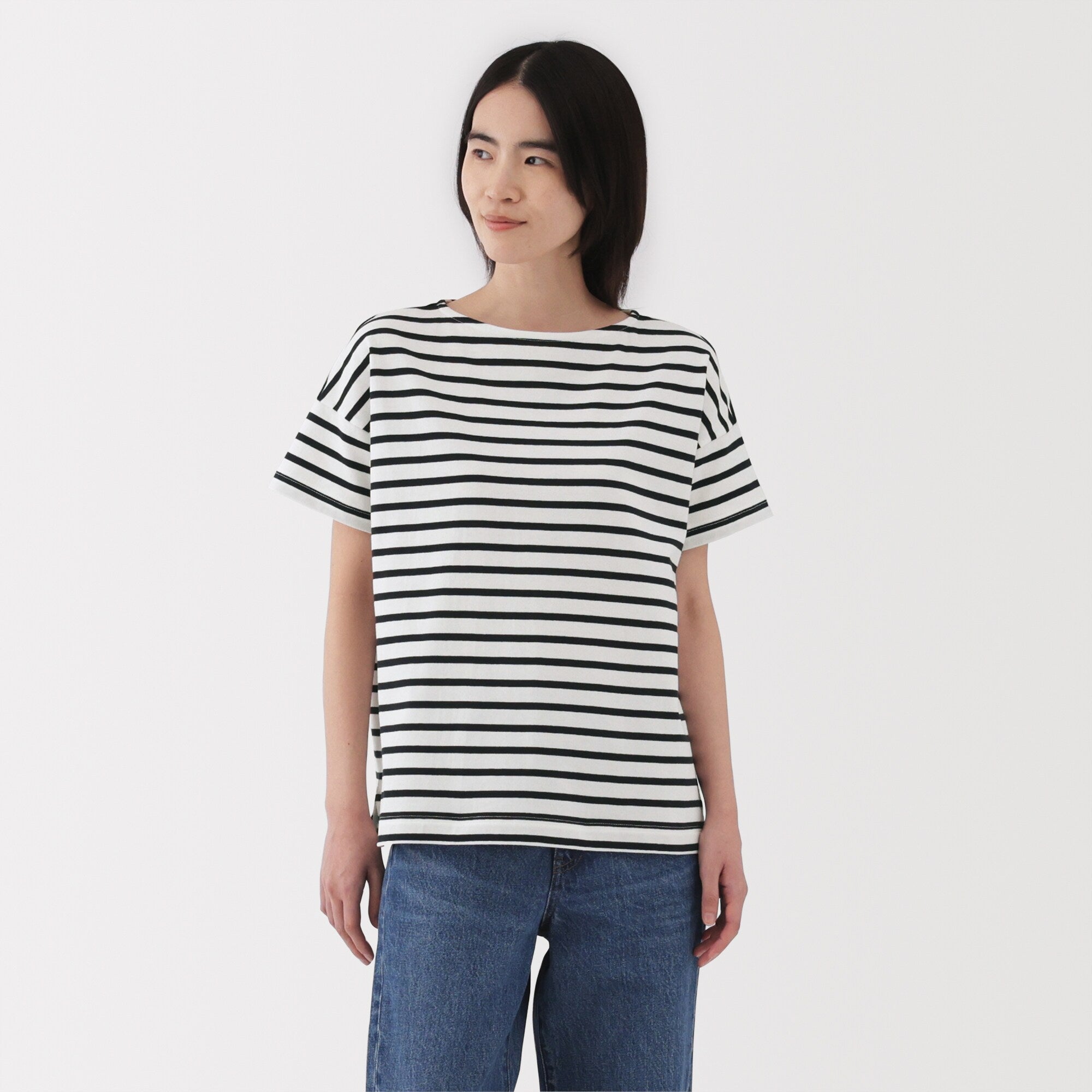Women's Boat Neck Short Sleeve T-Shirt