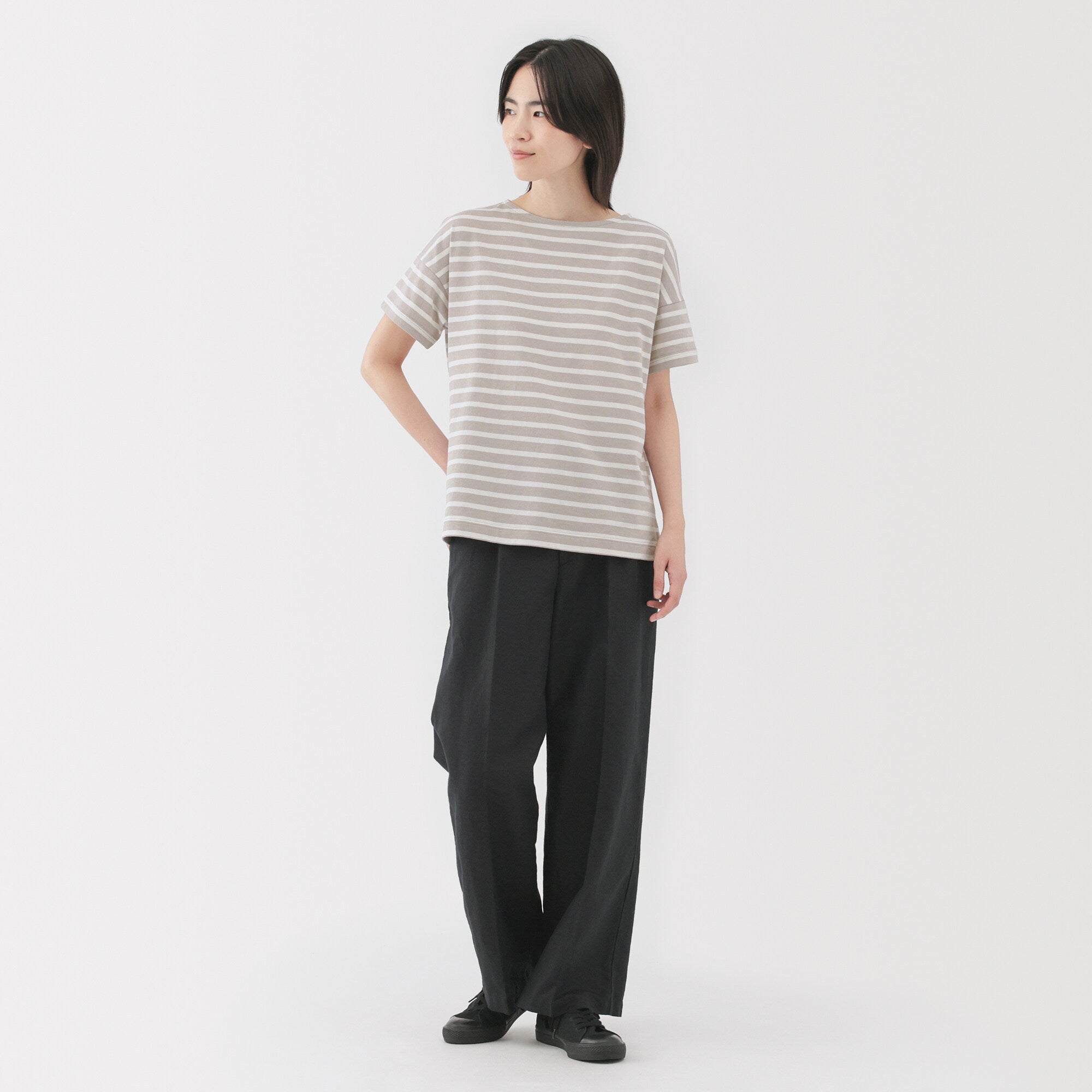 Women's Boat Neck Short Sleeve T-Shirt