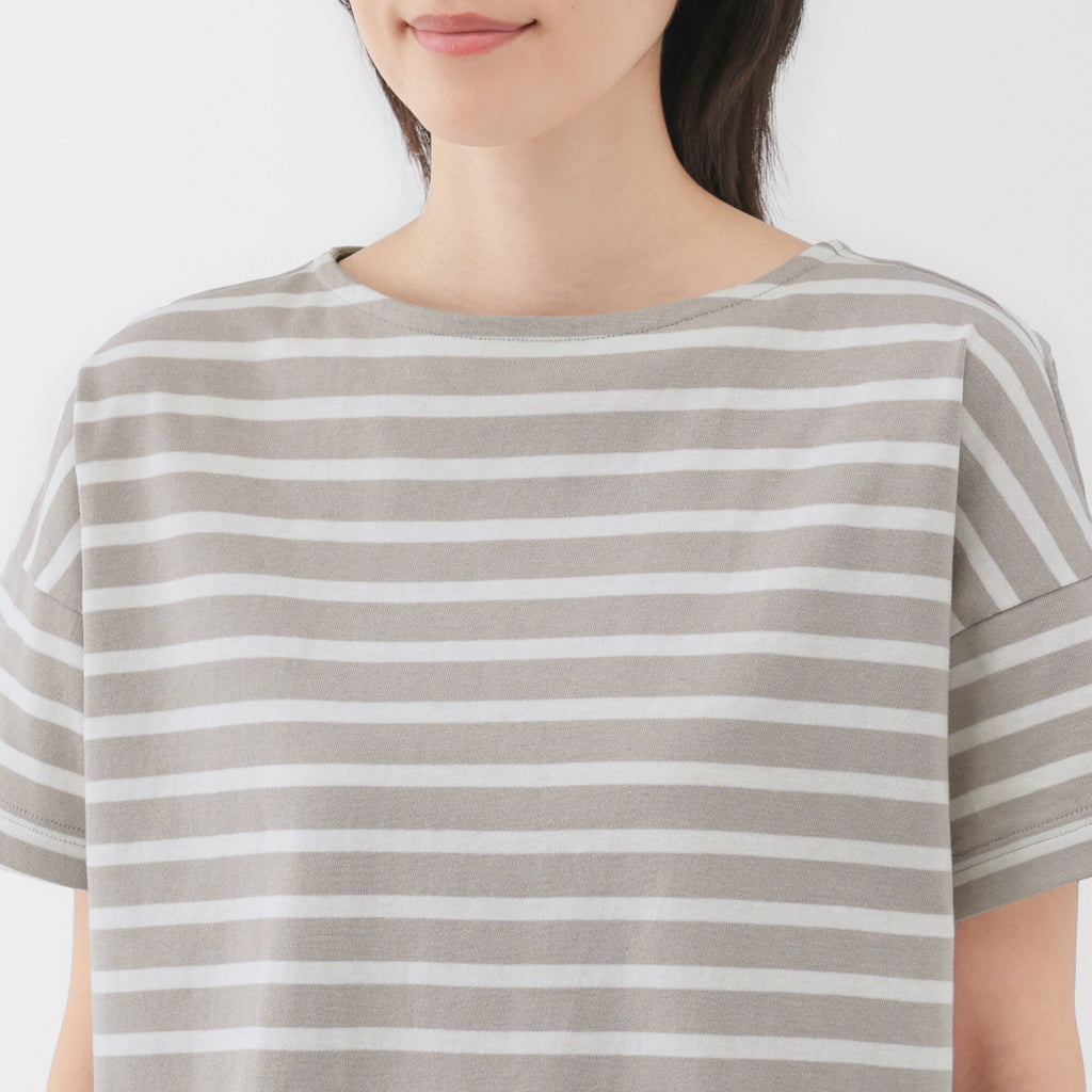 Women's Boat Neck Short Sleeve T-Shirt