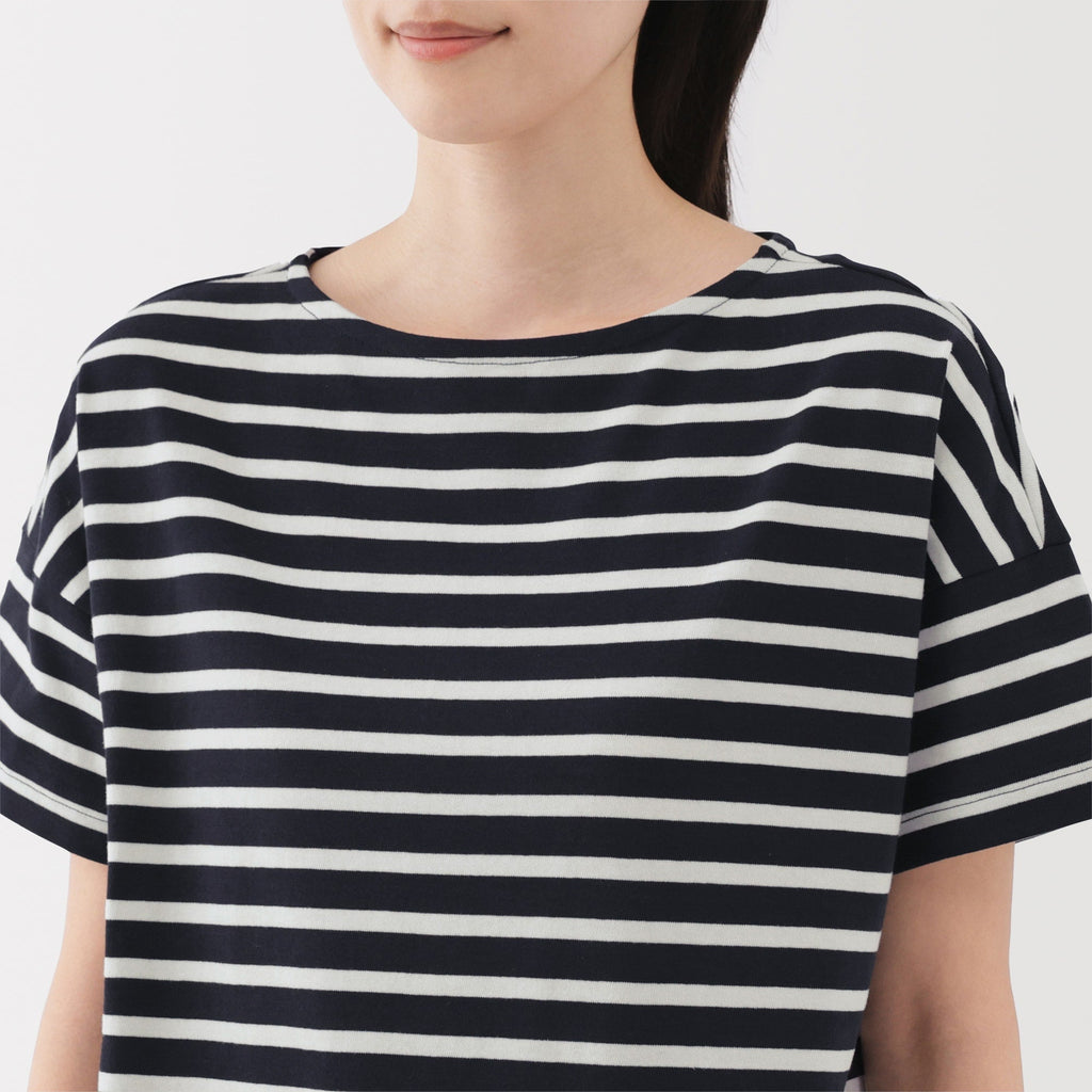 Women's Boat Neck Short Sleeve T-Shirt