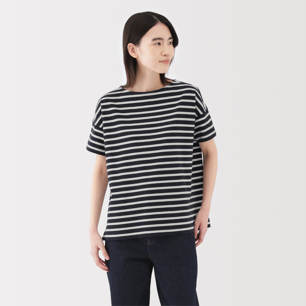 Women's Boat Neck Short Sleeve T-Shirt