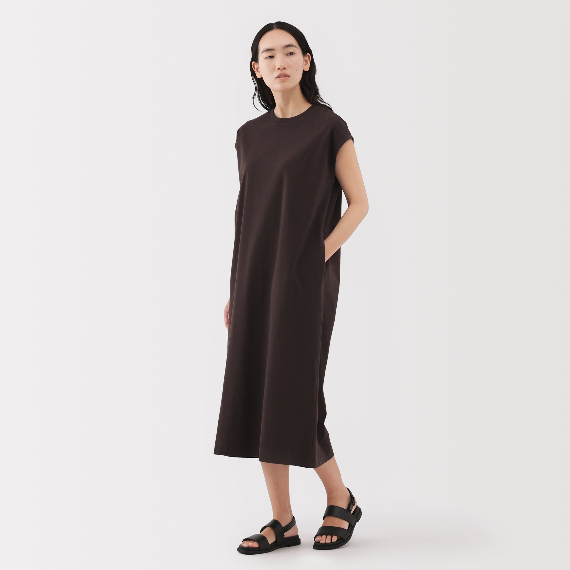 Women's 2-Ply Jersey French Sleeve Dress