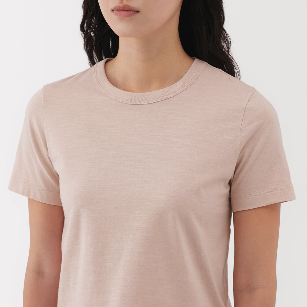 Women's Slub Yarn Crop T-Shirt