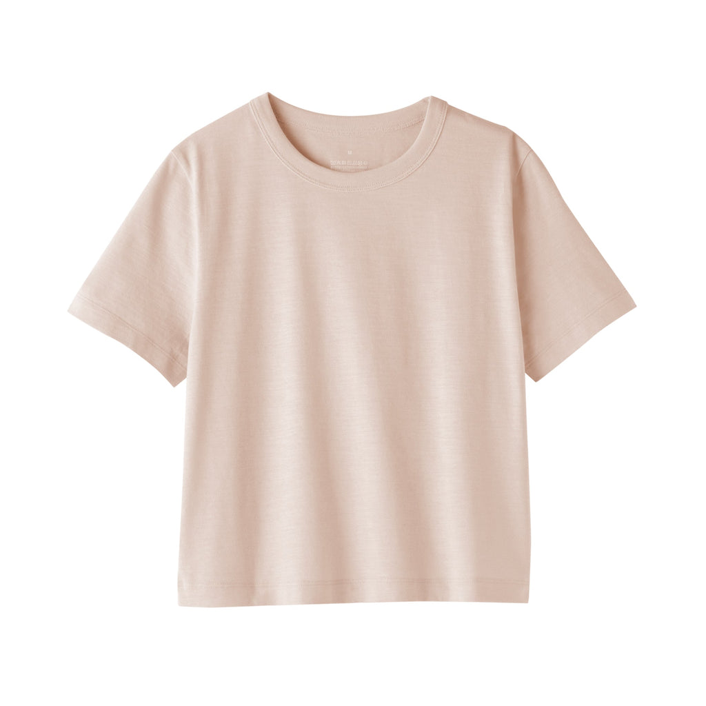 Women's Slub Yarn Crop T-Shirt
