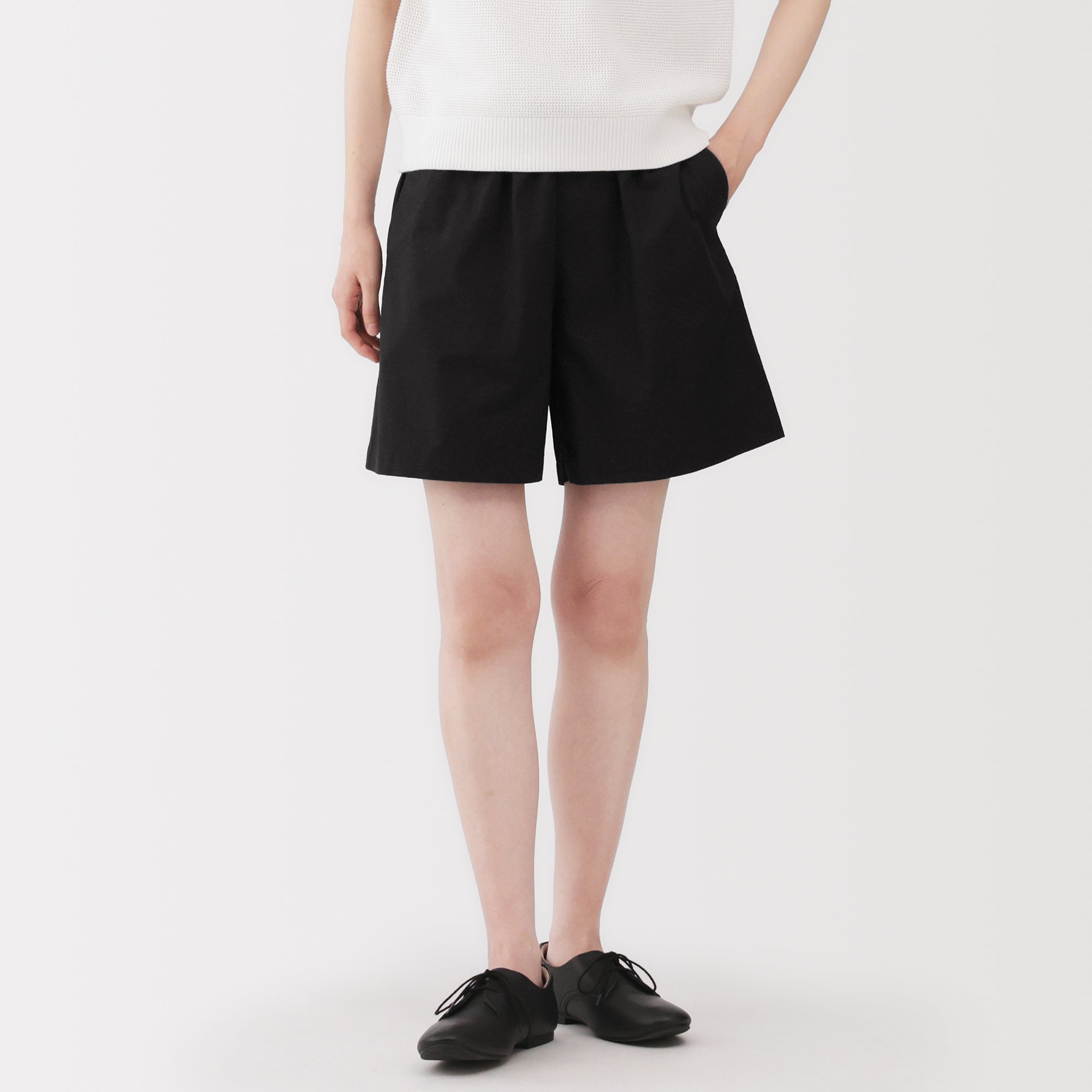 Women's Washed Broadcloth Shorts