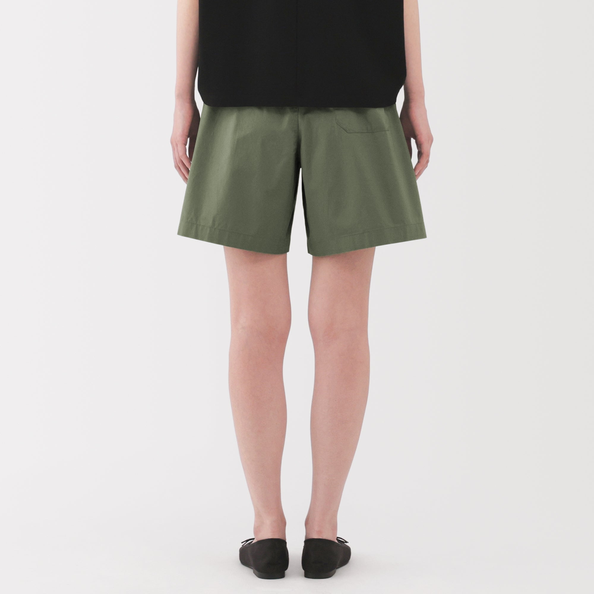 Women's Washed Broadcloth Shorts