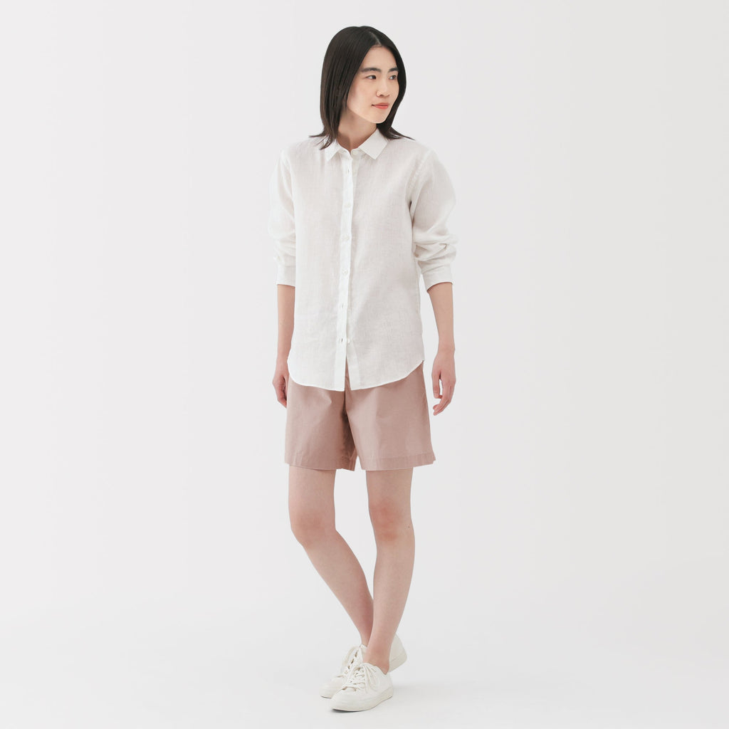 Women's Washed Broadcloth Shorts
