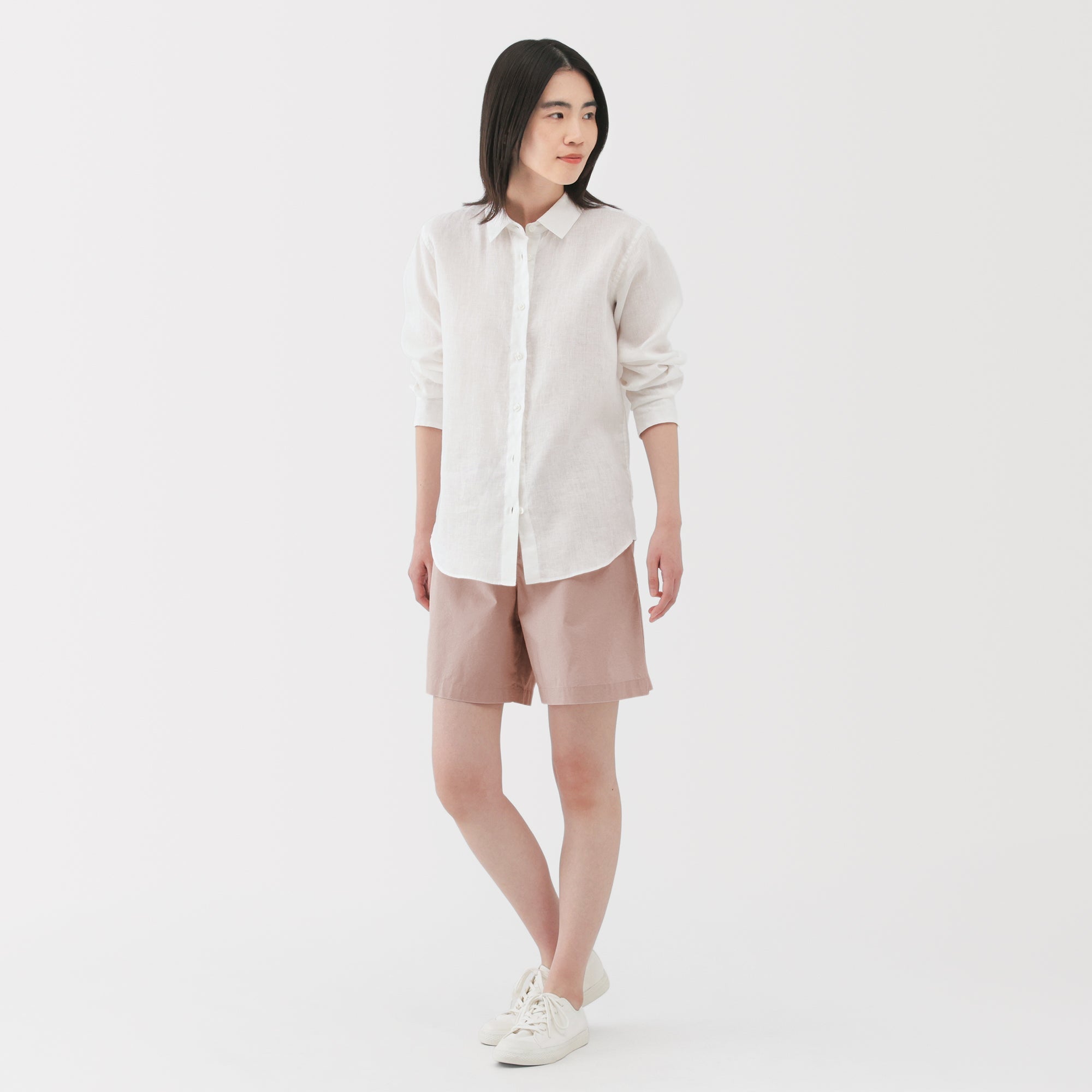 Women's Washed Broadcloth Shorts