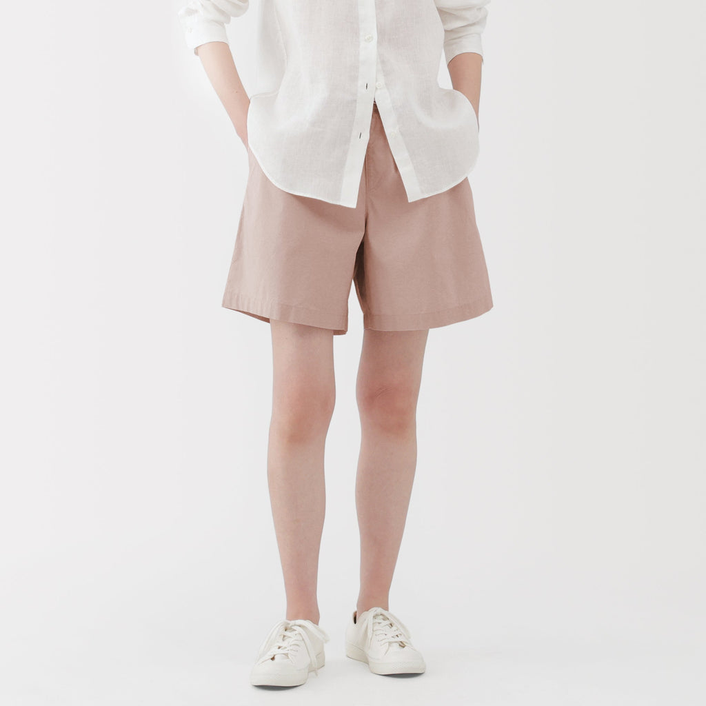 Women's Washed Broadcloth Shorts