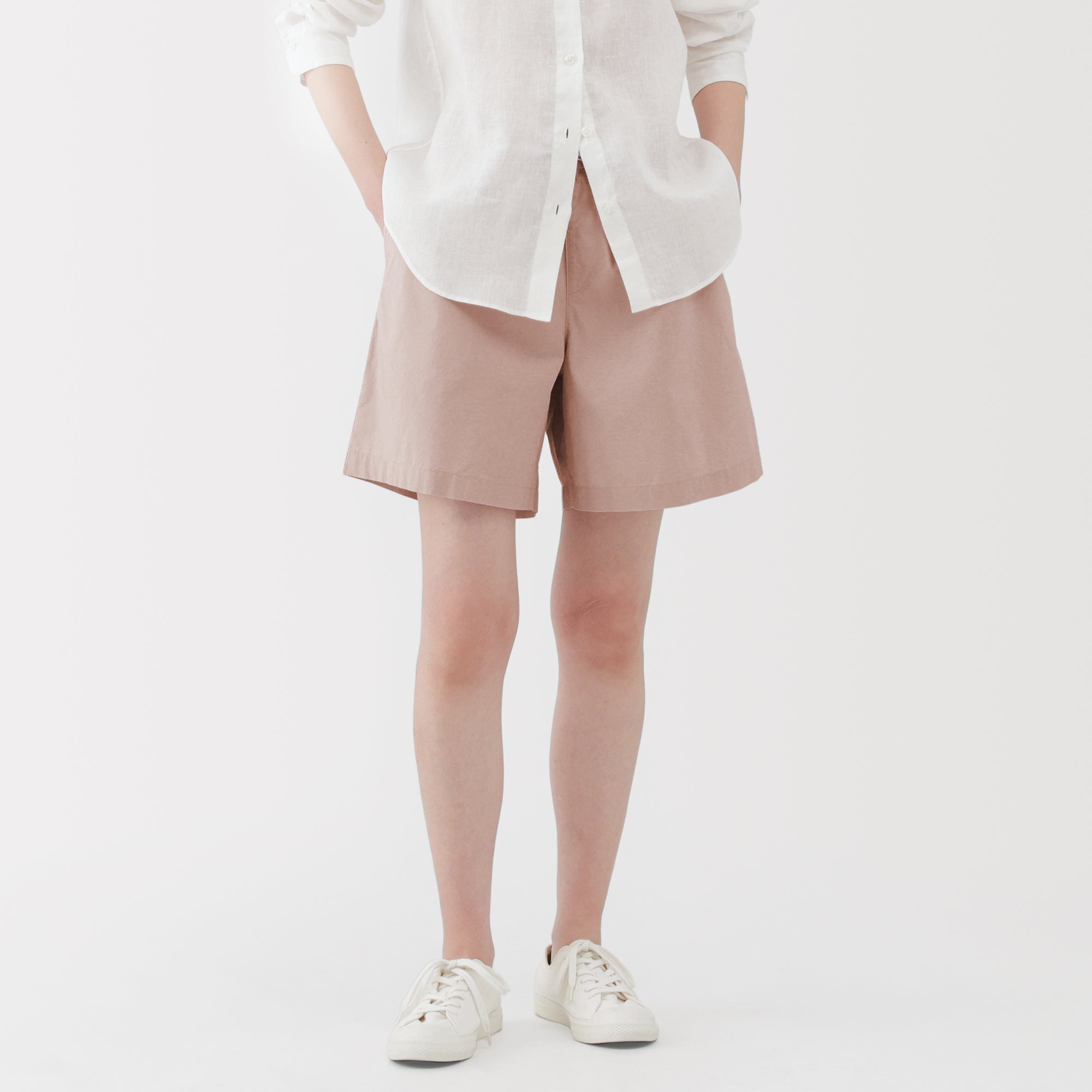 Women's Washed Broadcloth Shorts