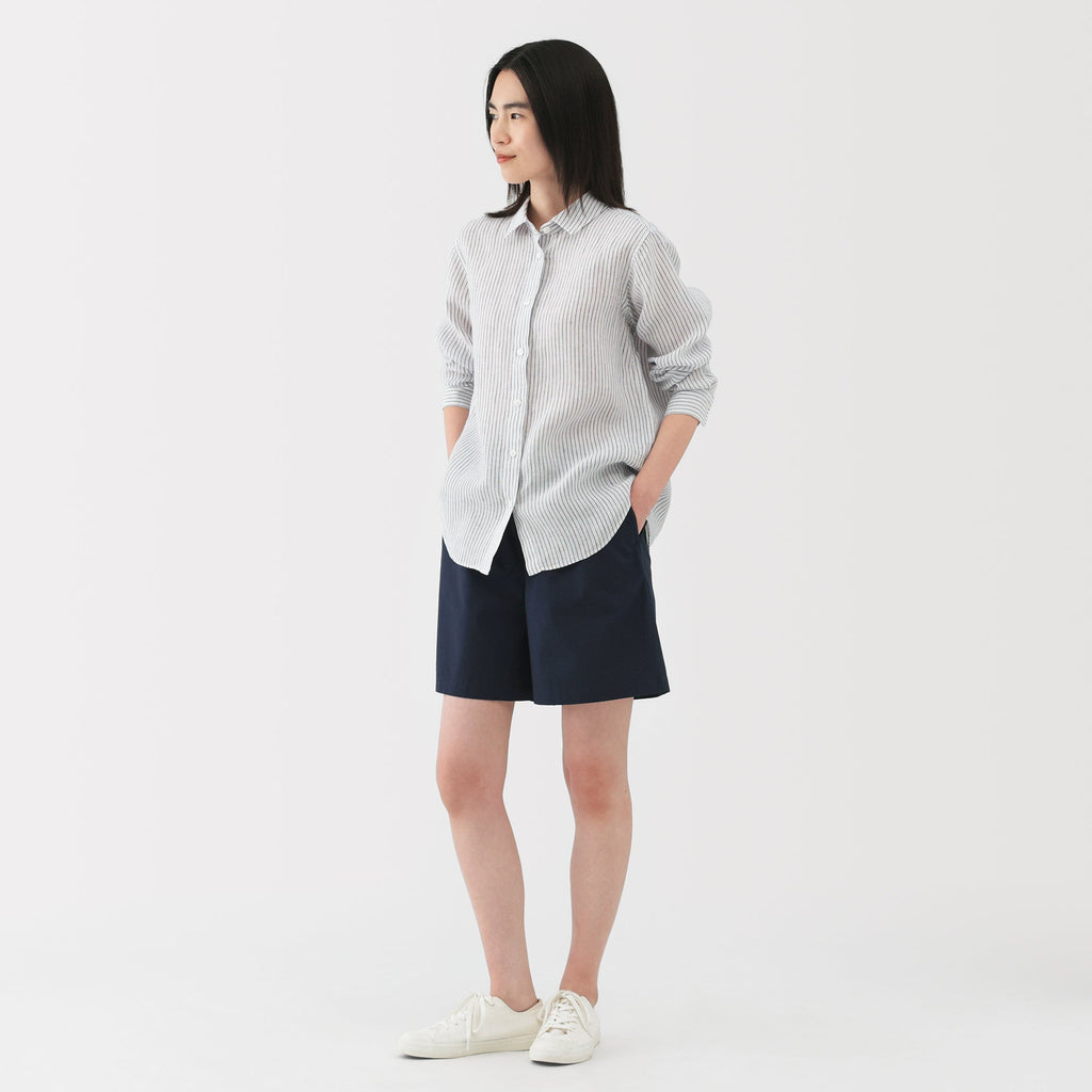 Women's Washed Broadcloth Shorts