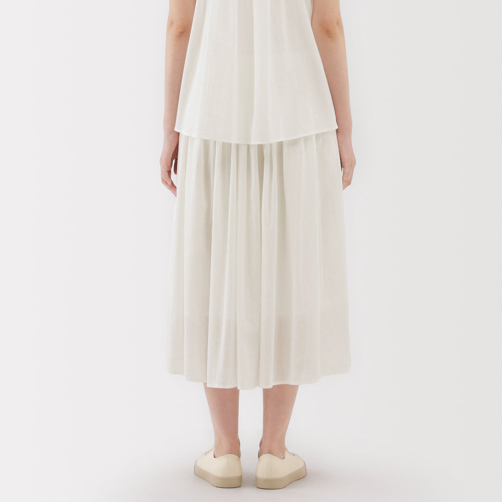 Women's High Twisted Veil Gathered Skirt
