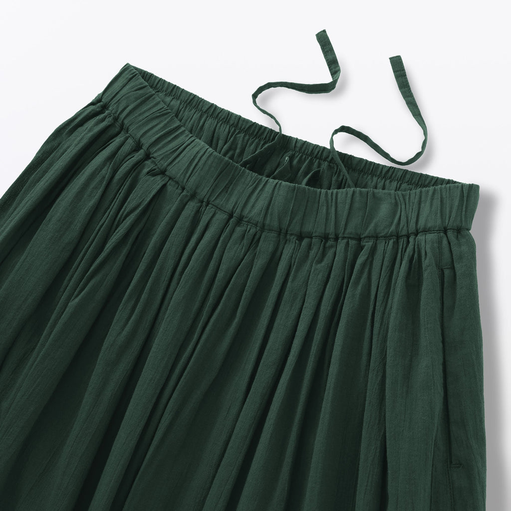 Women's High Twisted Veil Gathered Skirt