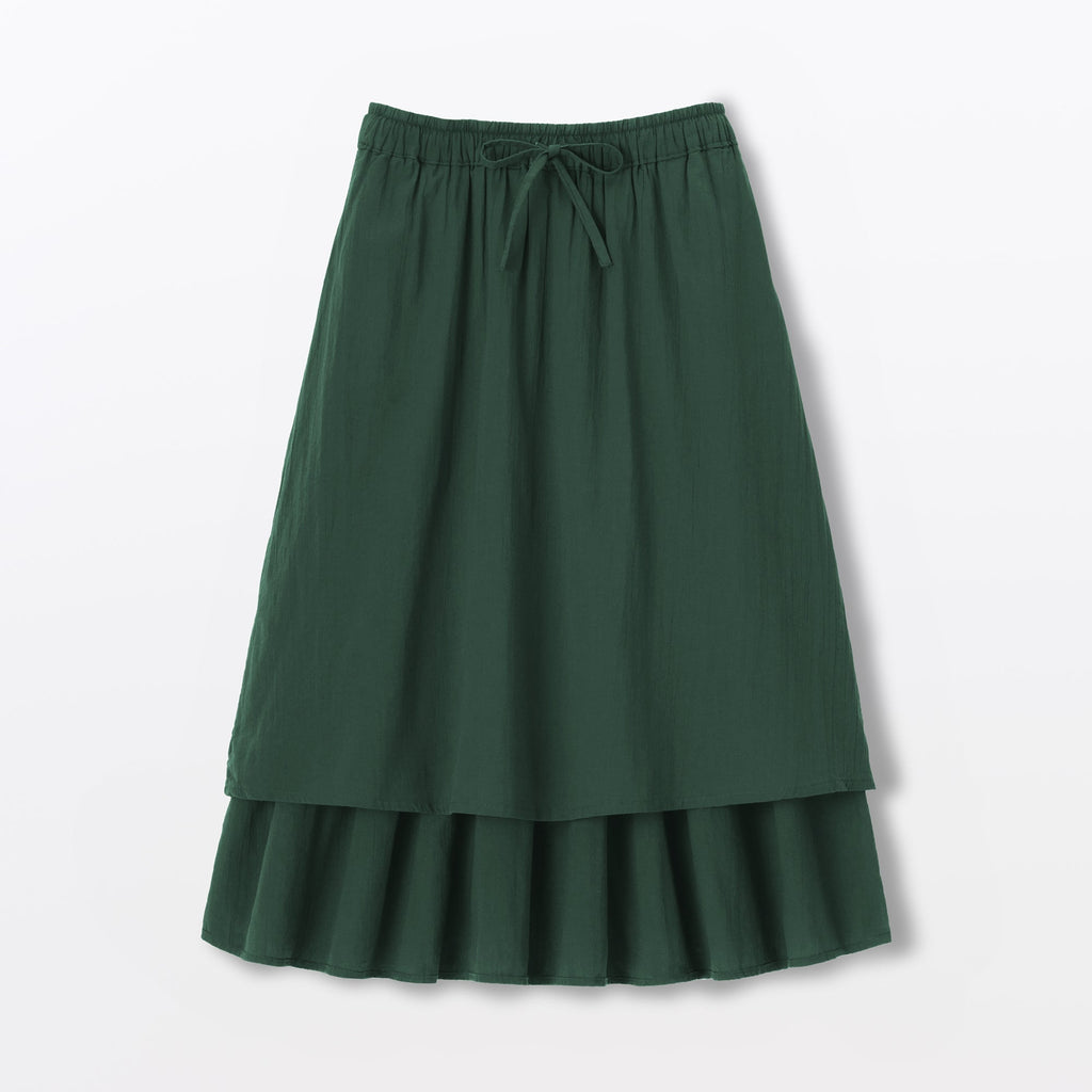 Women's High Twisted Veil Gathered Skirt