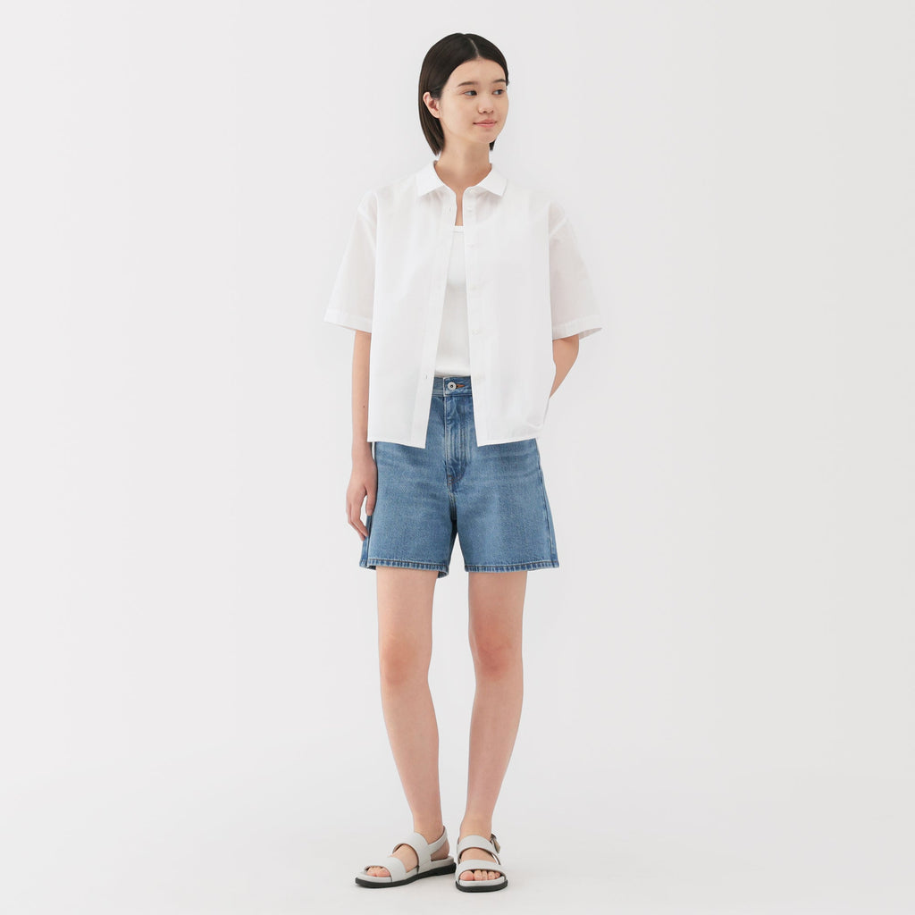 Women's Kapok Blend Denim Shorts