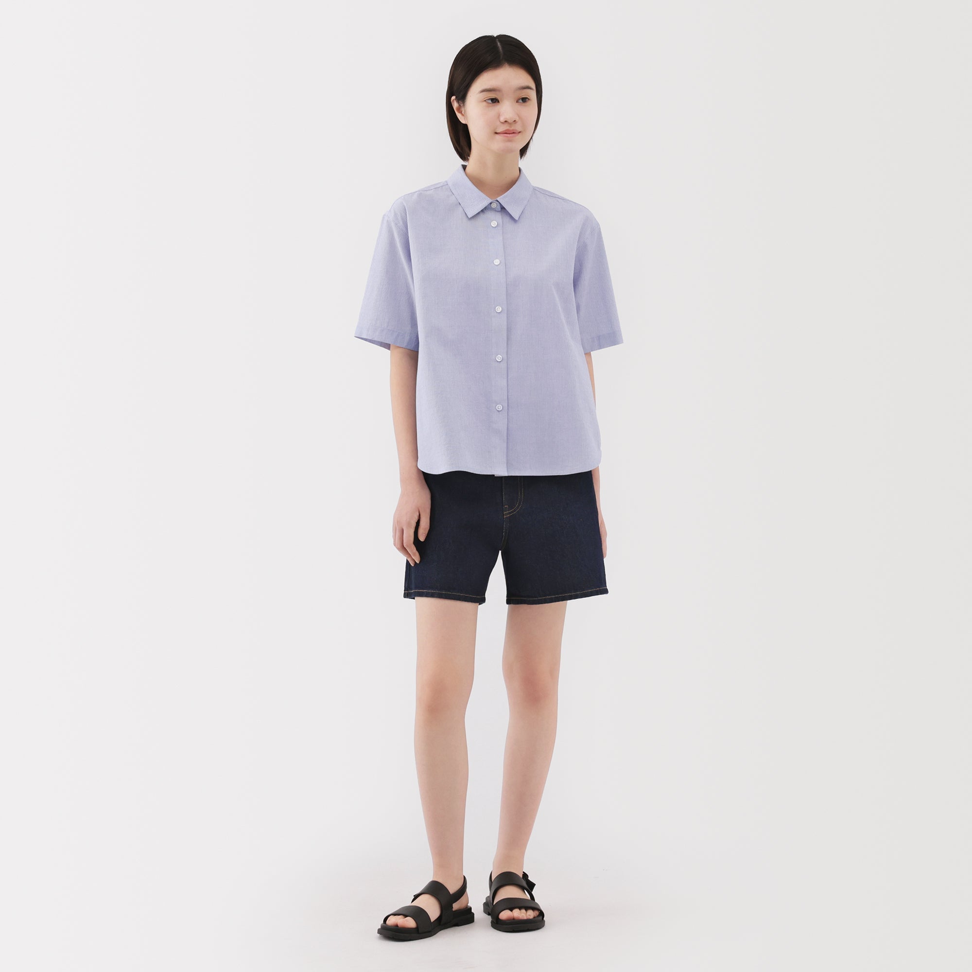 Women's Kapok Blend Denim Shorts