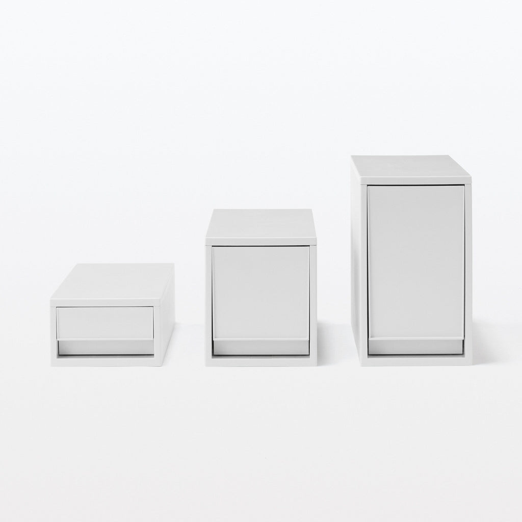 Polypropylene Drawer White Gray - Shallow