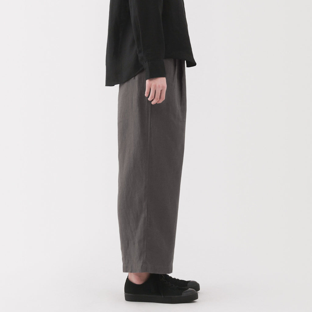 Women's Washed Linen Easy Wide Pants