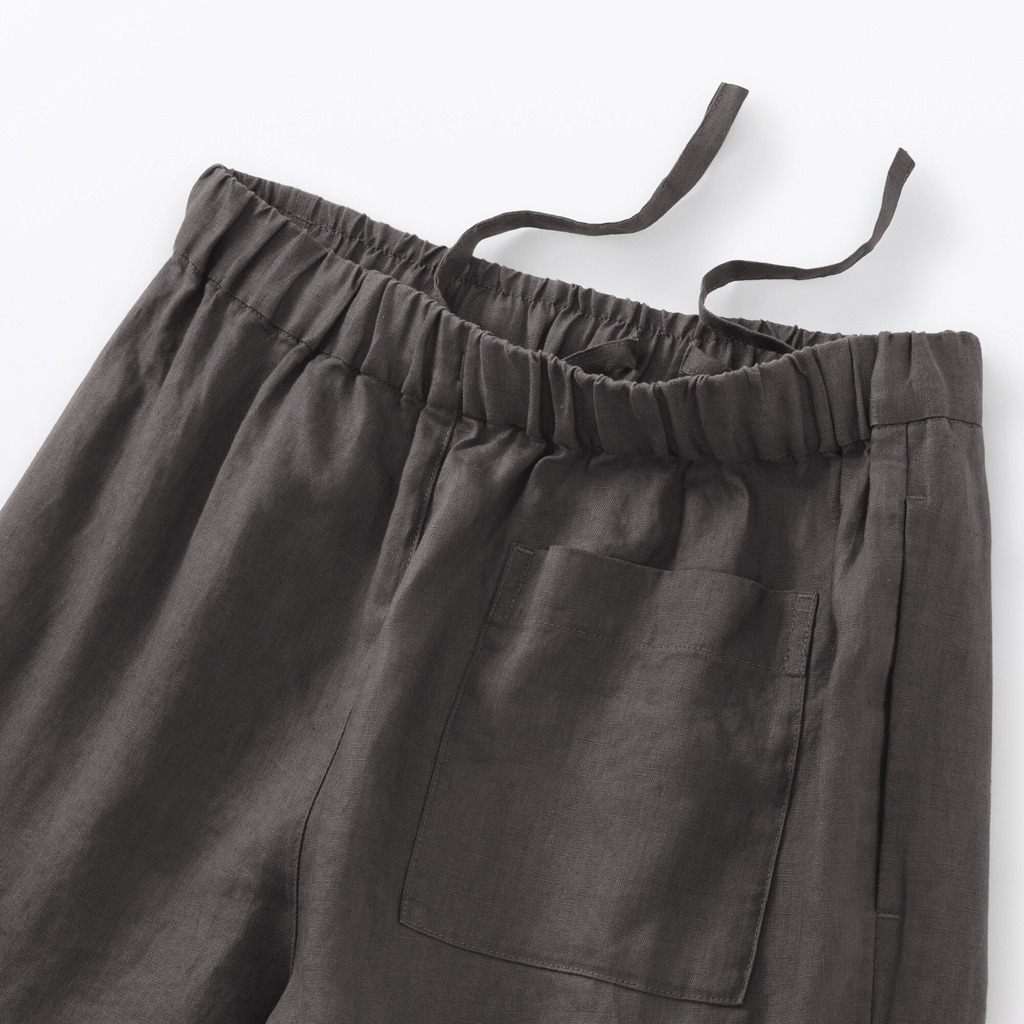 Women's Washed Linen Easy Wide Pants