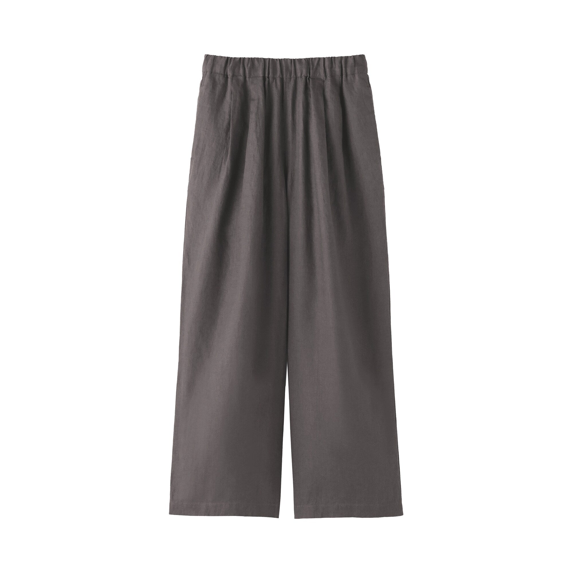 Women's Washed Linen Easy Wide Pants