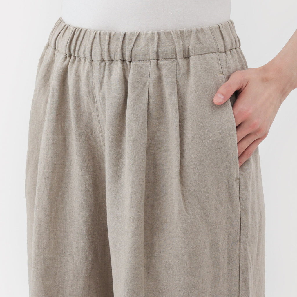 Women's Washed Linen Easy Wide Pants