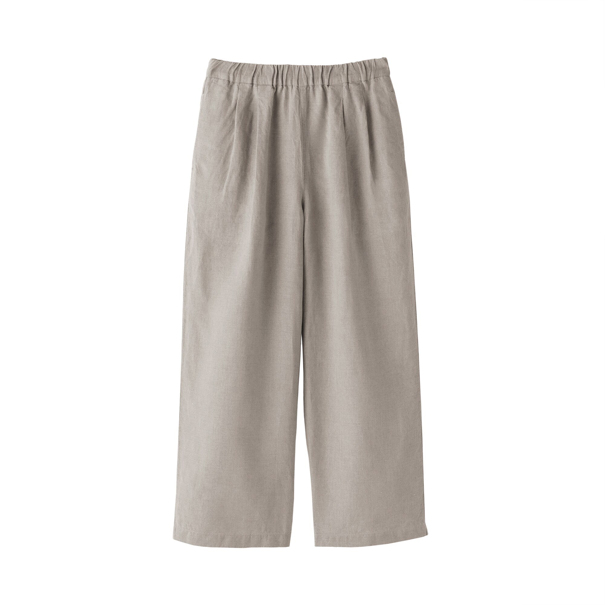 Women's Washed Linen Easy Wide Pants