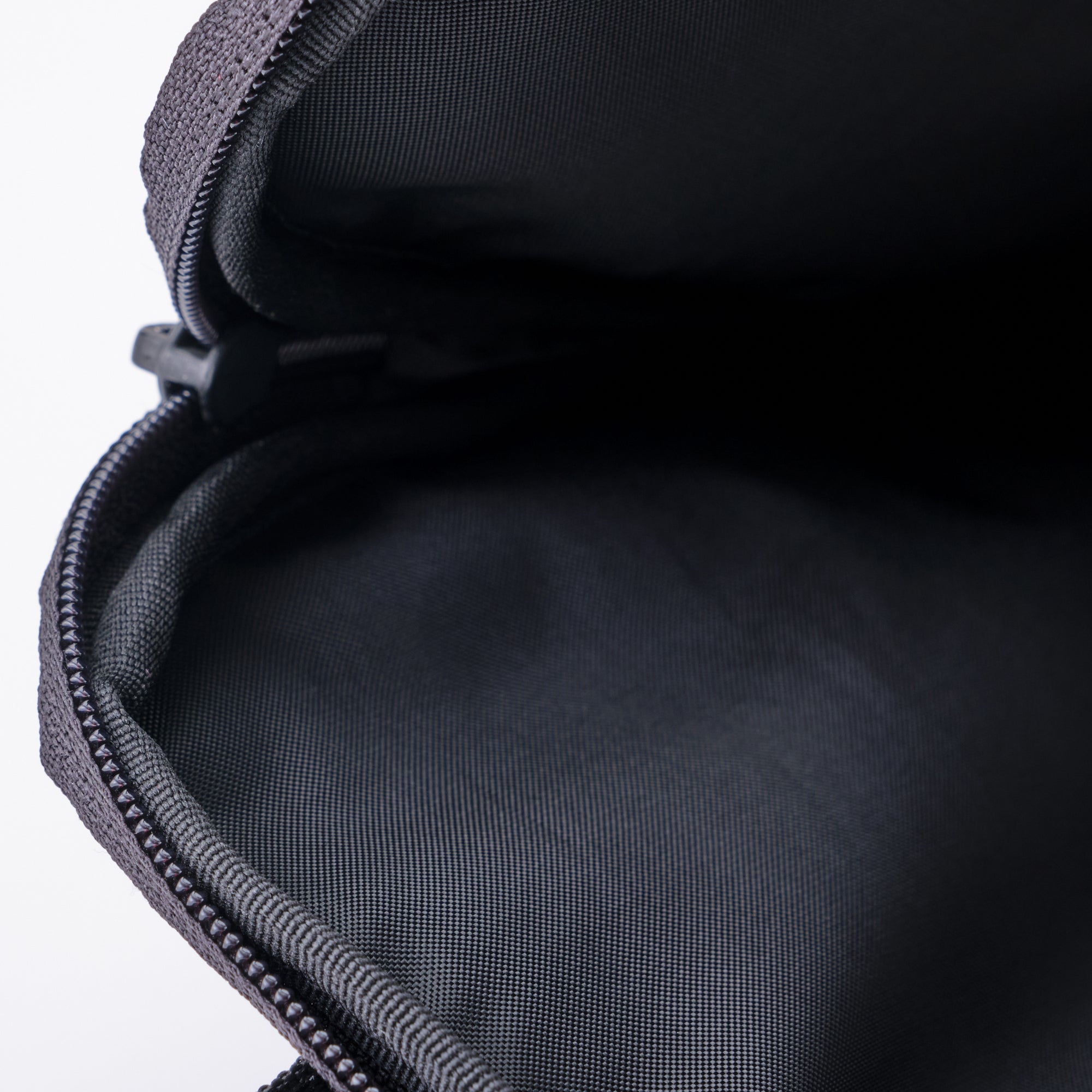 Parachute Cloth Tall Laptop Bag - Black