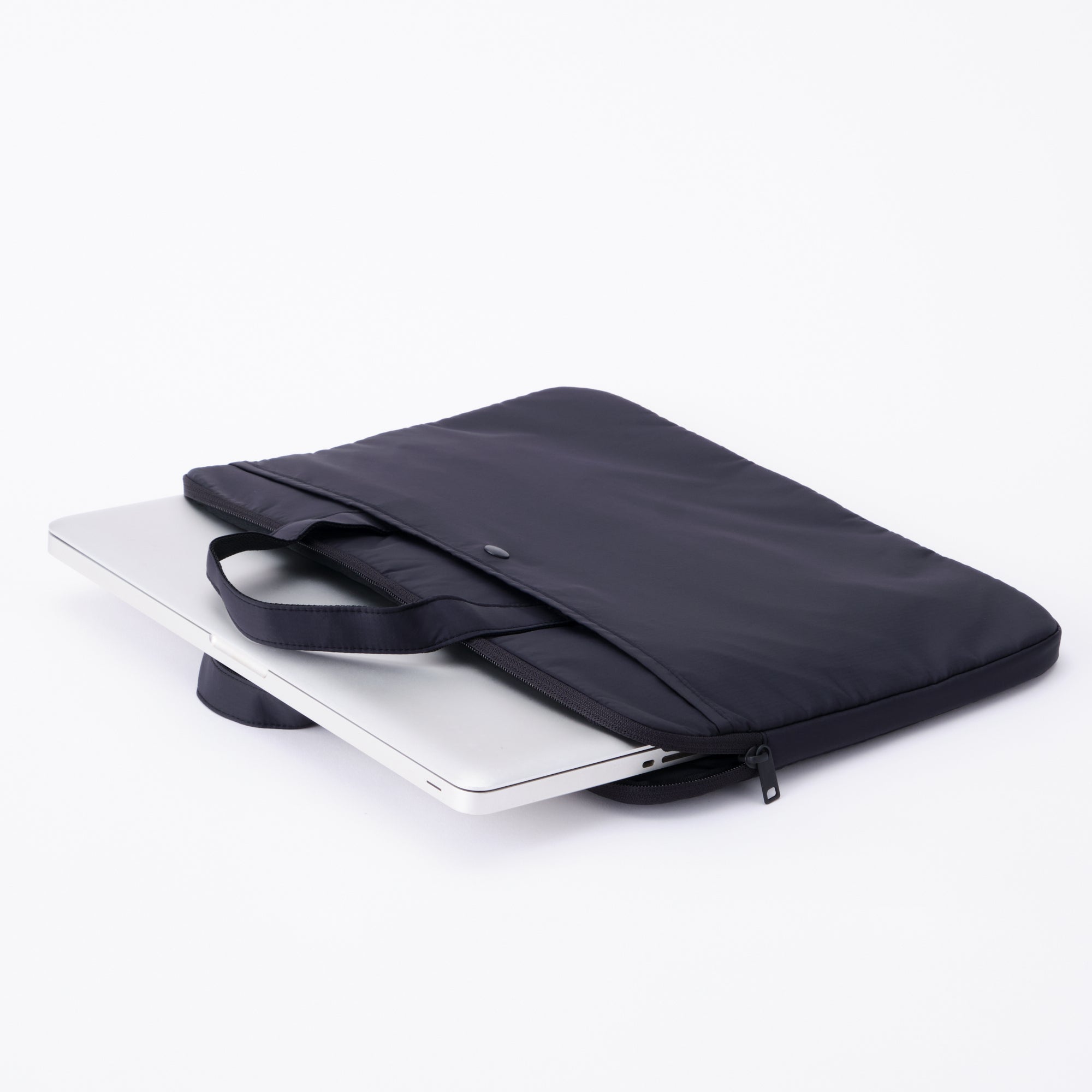 Parachute Cloth Laptop Bag - Black
