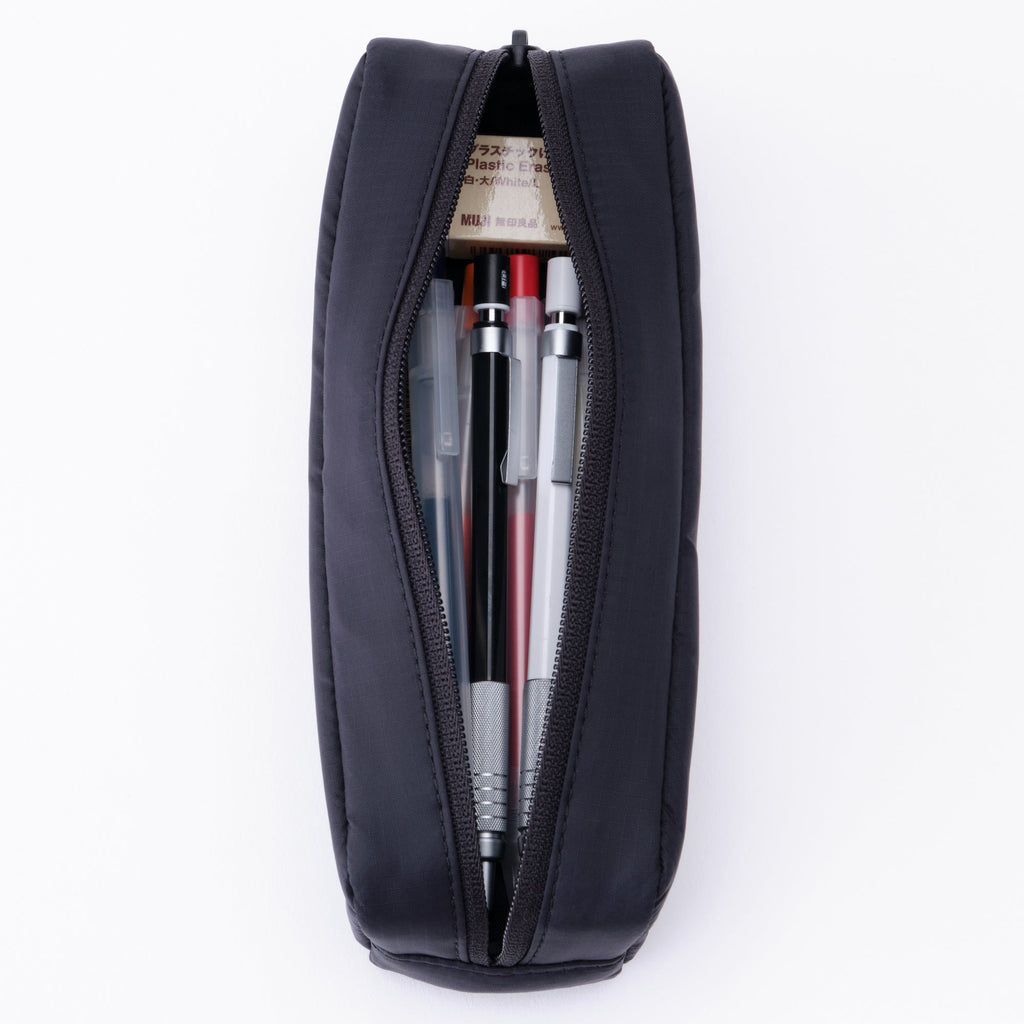 Parachute Cloth Pen Case - Black
