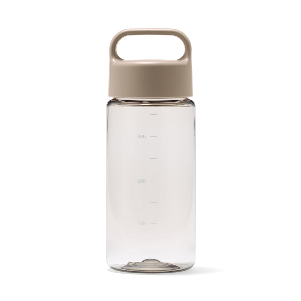 Easy-to-Carry Water Bottle With Scale - Sand Beige 11.8 fl oz