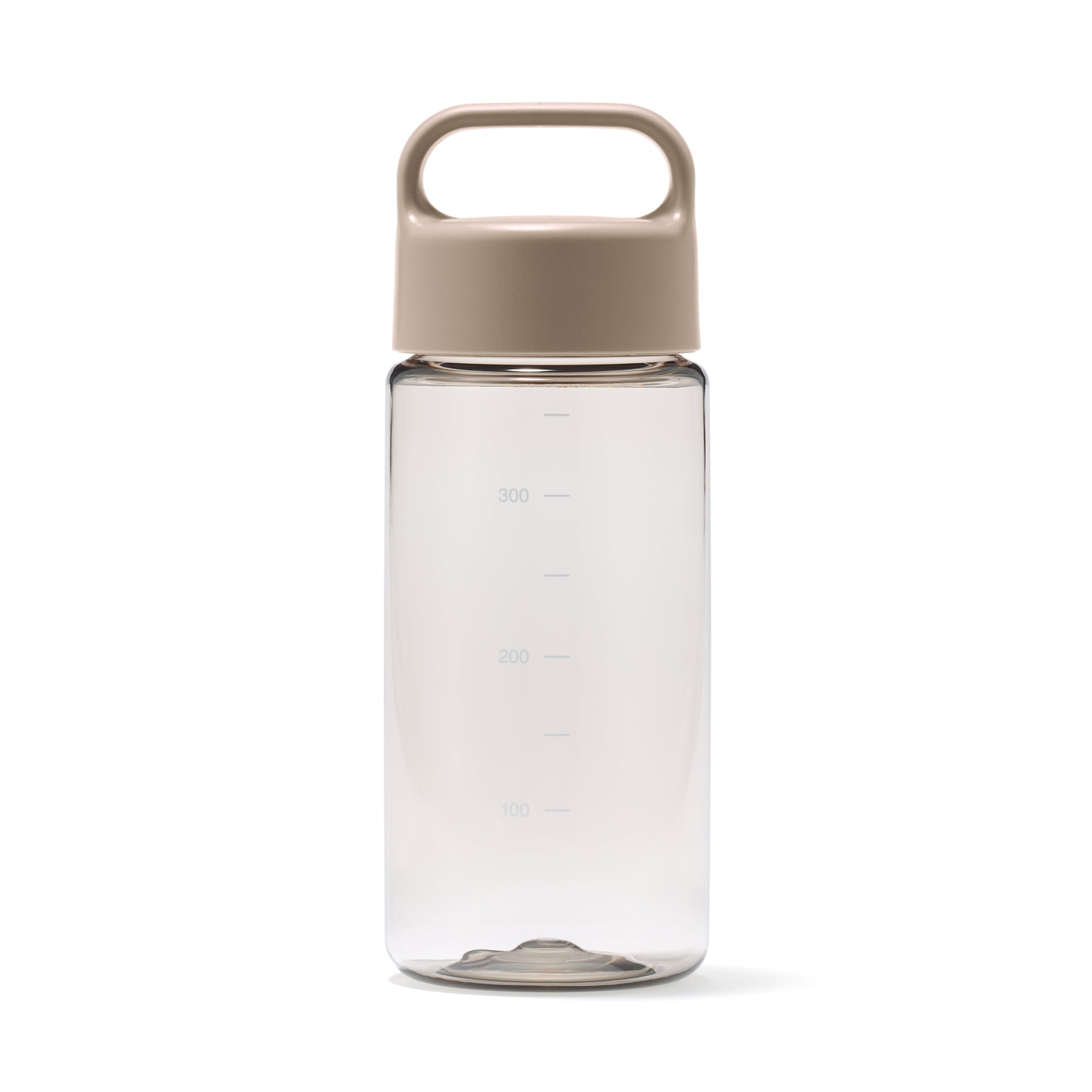 Easy-to-Carry Water Bottle With Scale - Sand Beige 11.8 fl oz