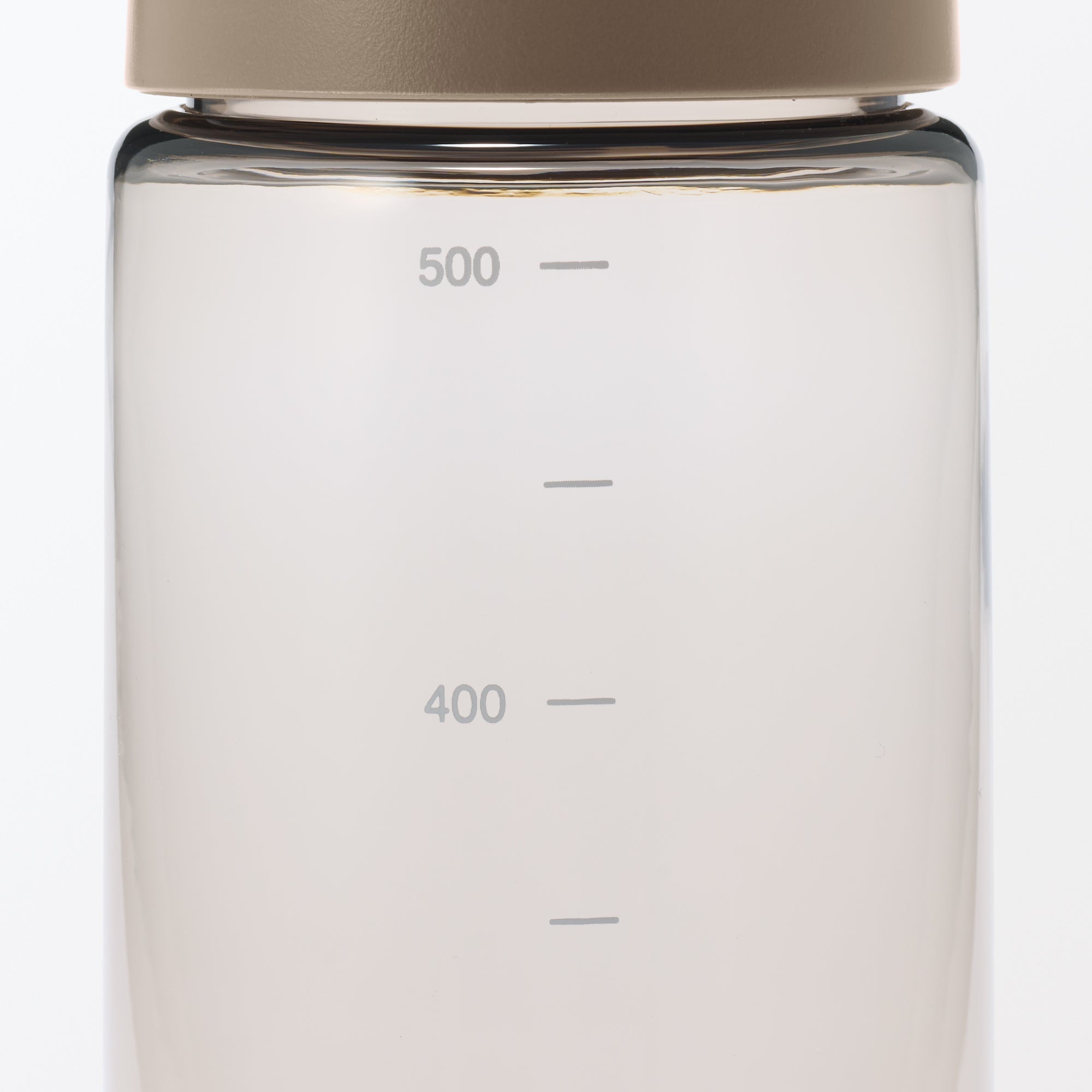 Easy-to-Carry Water Bottle With Scale - Sand Beige 16.9 fl oz
