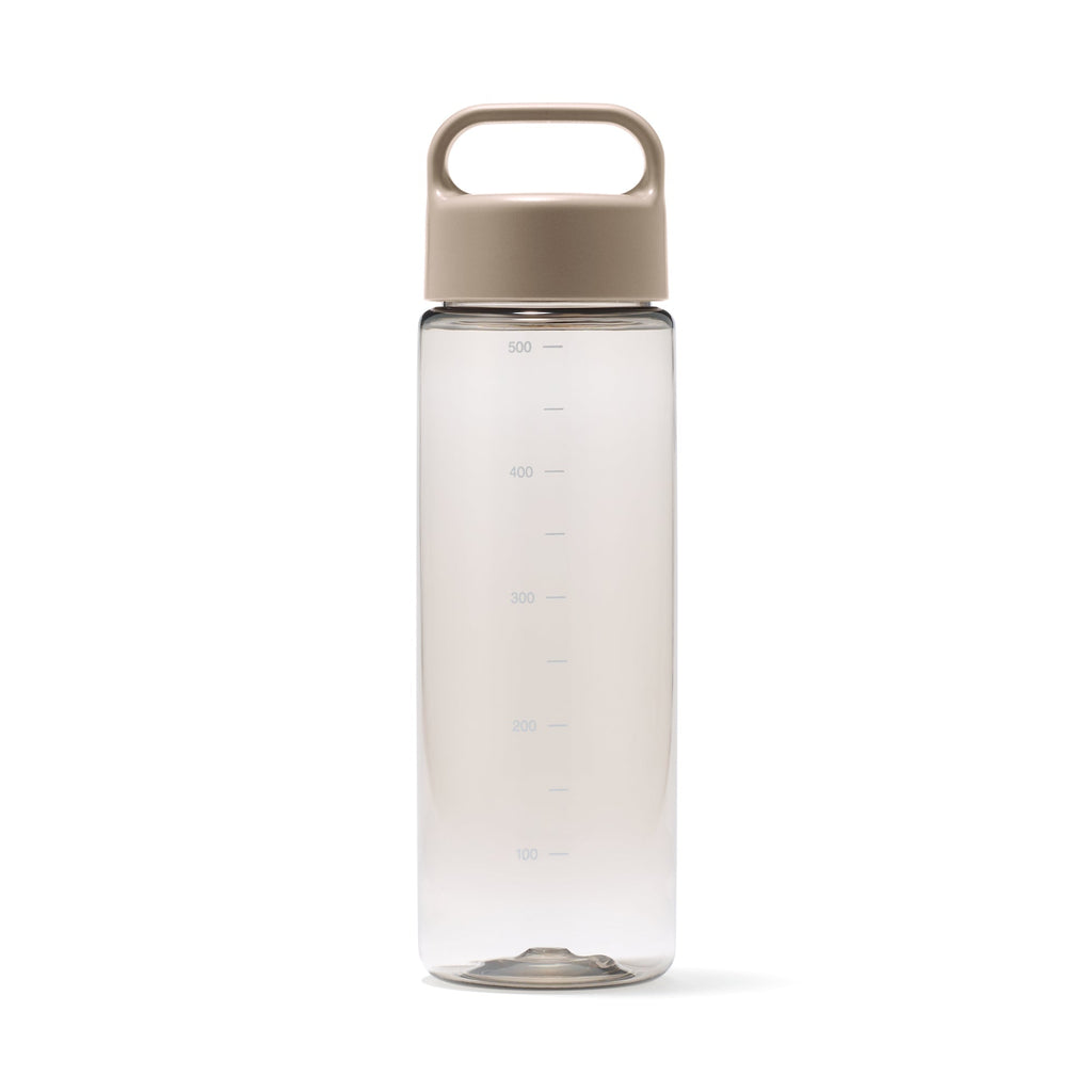 Easy-to-Carry Water Bottle With Scale - Sand Beige 16.9 fl oz