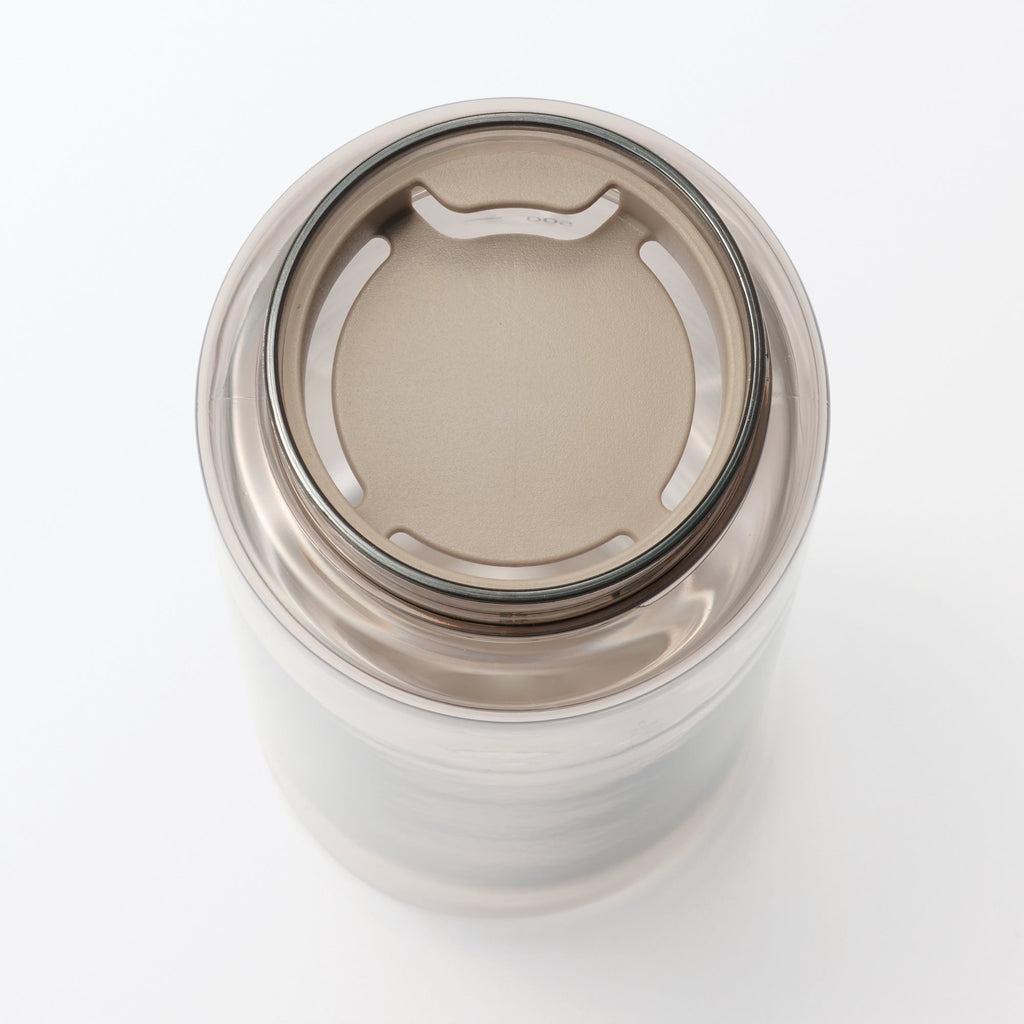Easy-to-Carry Water Bottle With Scale - Sand Beige 23.7 fl oz