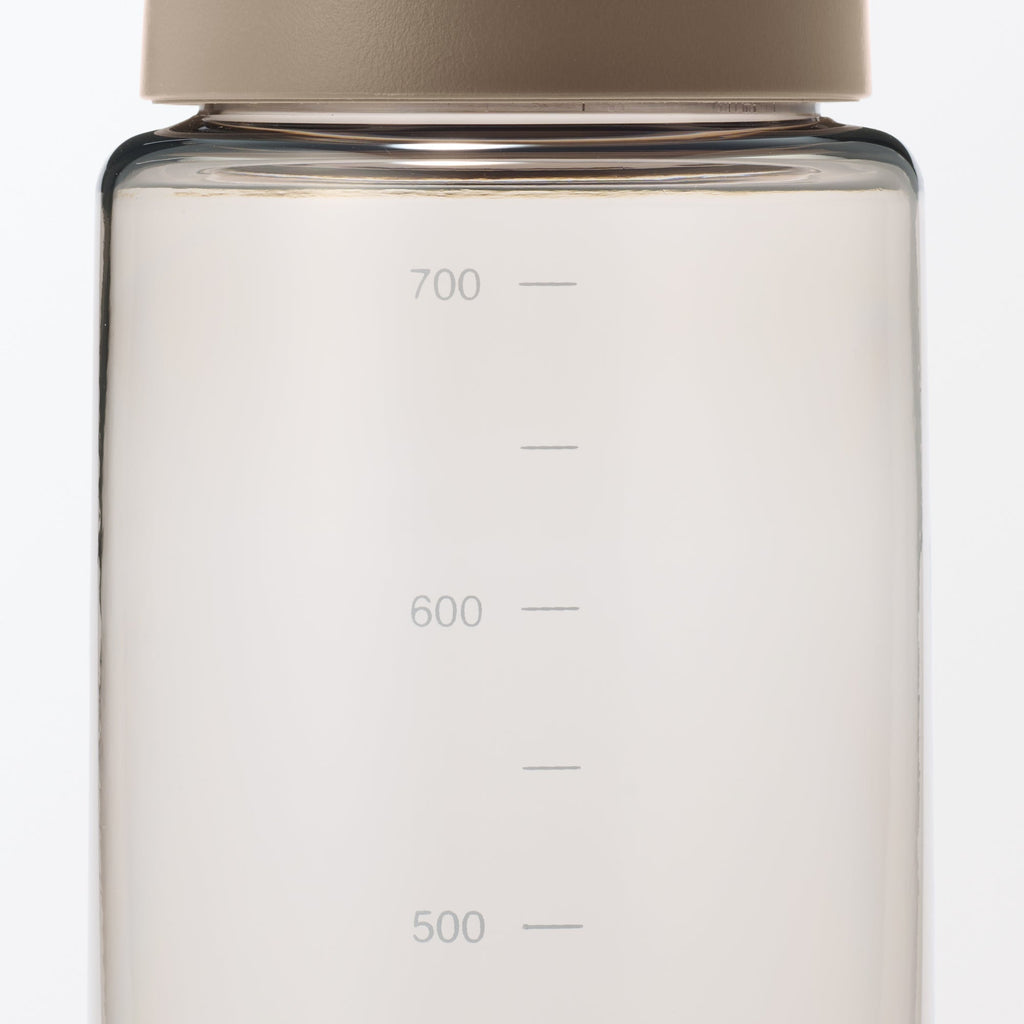 Easy-to-Carry Water Bottle With Scale - Sand Beige 23.7 fl oz