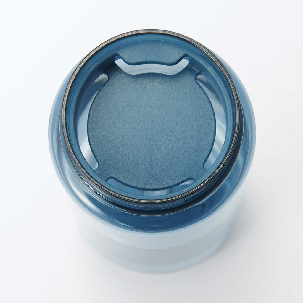 Easy-to-Carry Water Bottle With Scale - Blue 11.8 fl oz