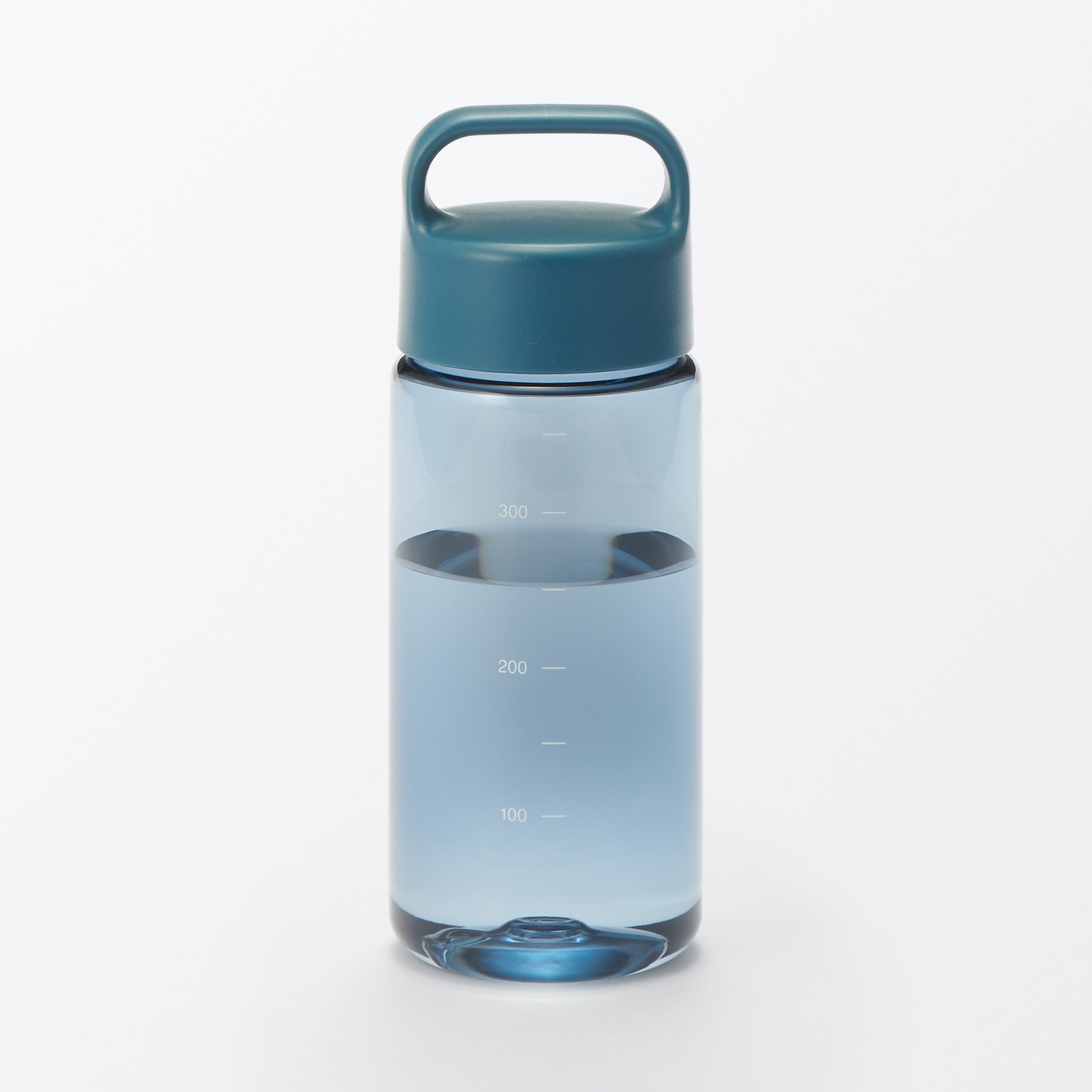 Easy-to-Carry Water Bottle With Scale - Blue 11.8 fl oz