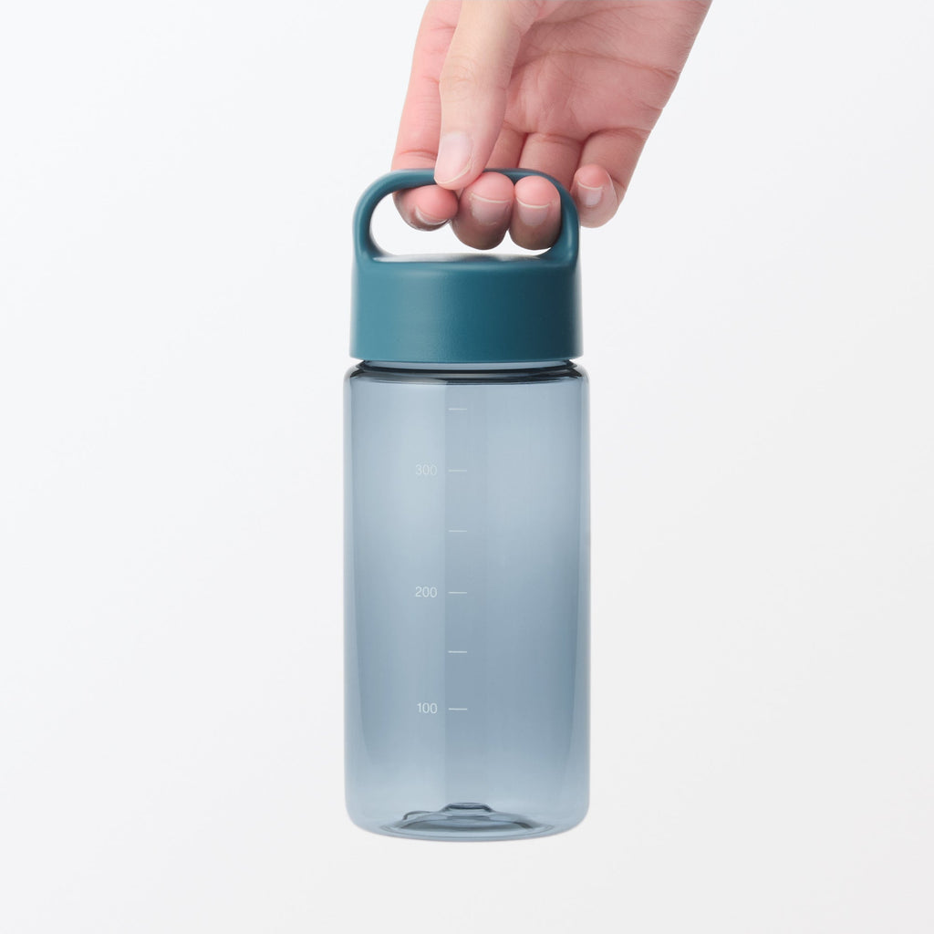 Easy-to-Carry Water Bottle With Scale - Blue 11.8 fl oz