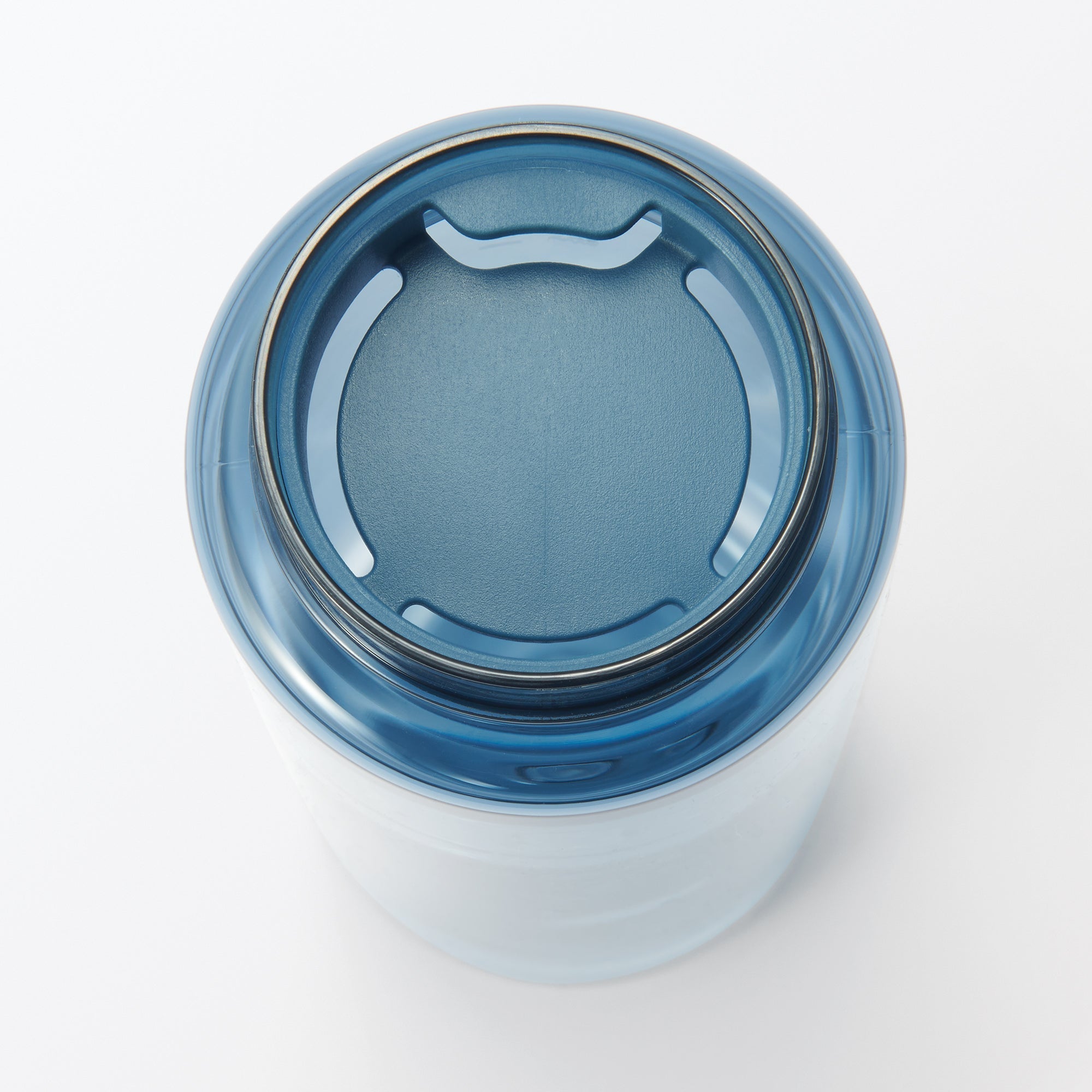 Easy-to-Carry Water Bottle With Scale - Blue 23.7 fl oz