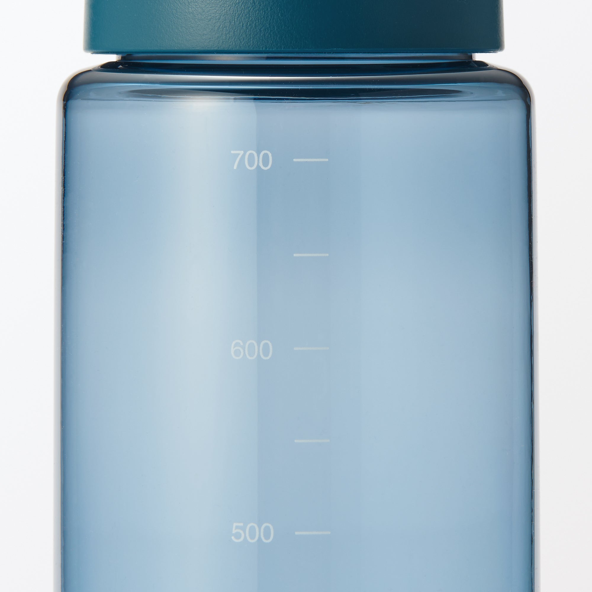 Easy-to-Carry Water Bottle With Scale - Blue 23.7 fl oz